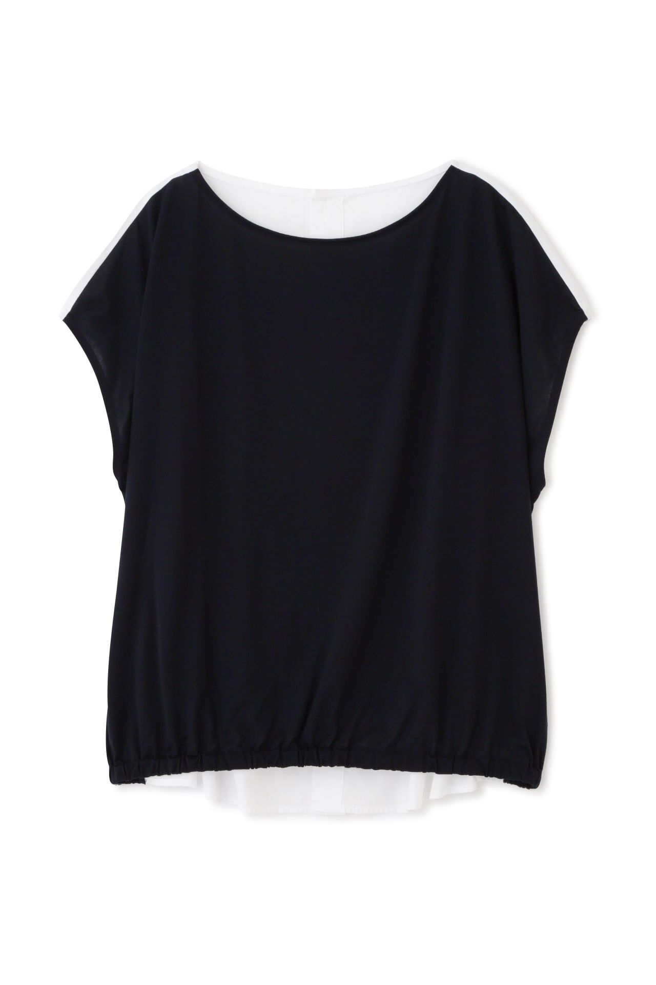  「◆布帛ドッキングカットソー」|Tシャツ・カットソー|