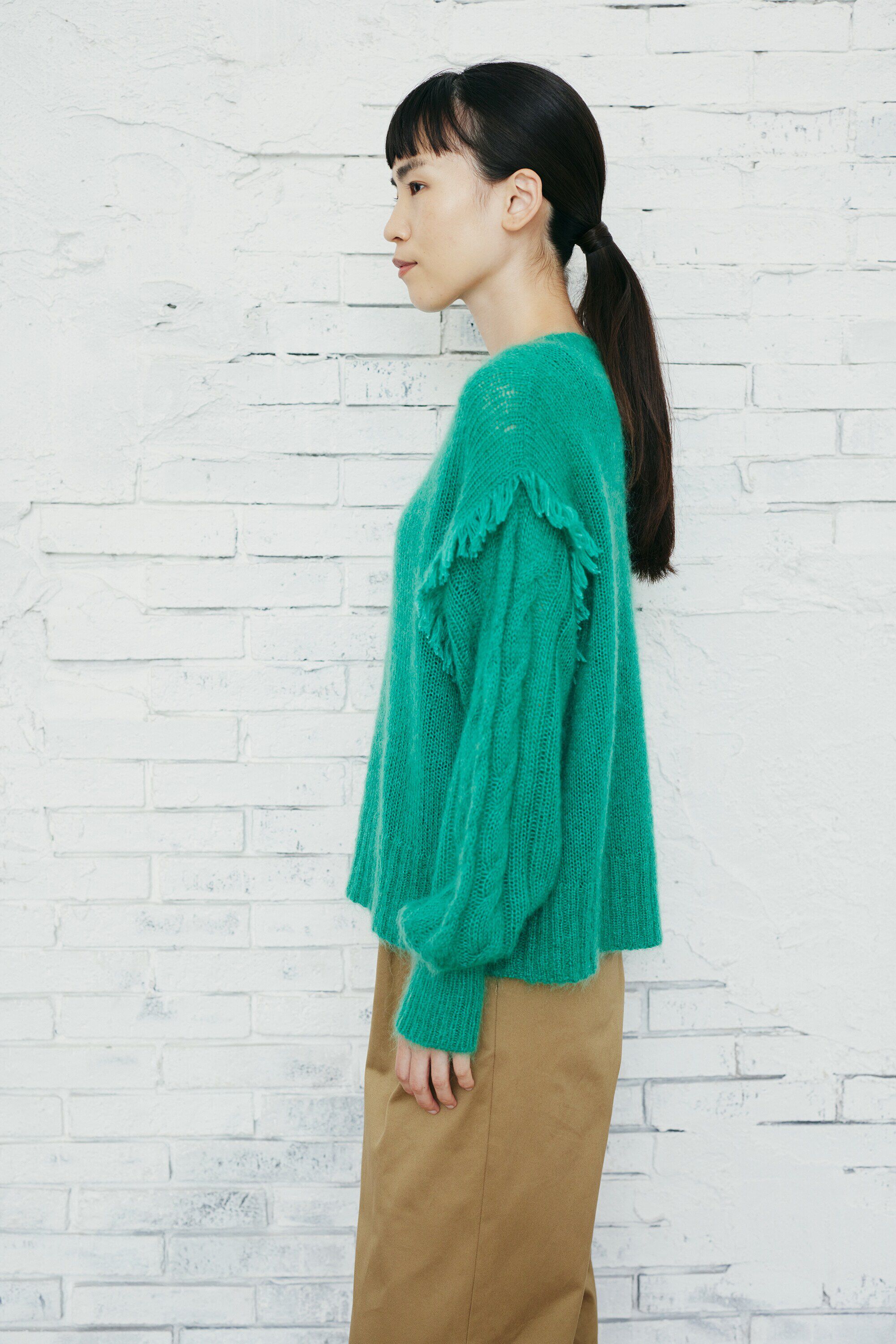  「◆ケーブルモヘアプルオーバー」|ニット・セーター|