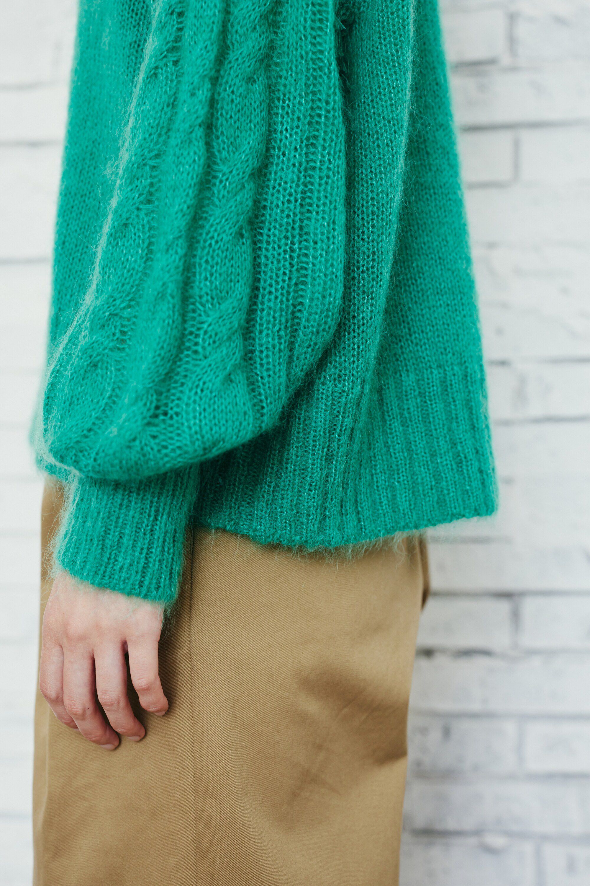  「◆ケーブルモヘアプルオーバー」|ニット・セーター|