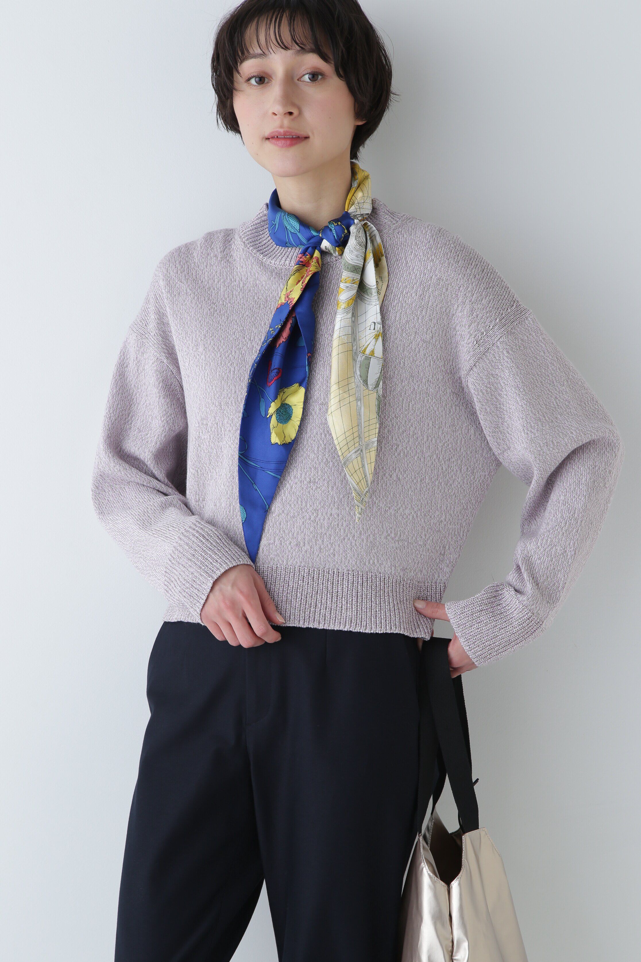  「◆ＭＩＸカラーギマニット」|ニット・セーター|ピンクMIX3