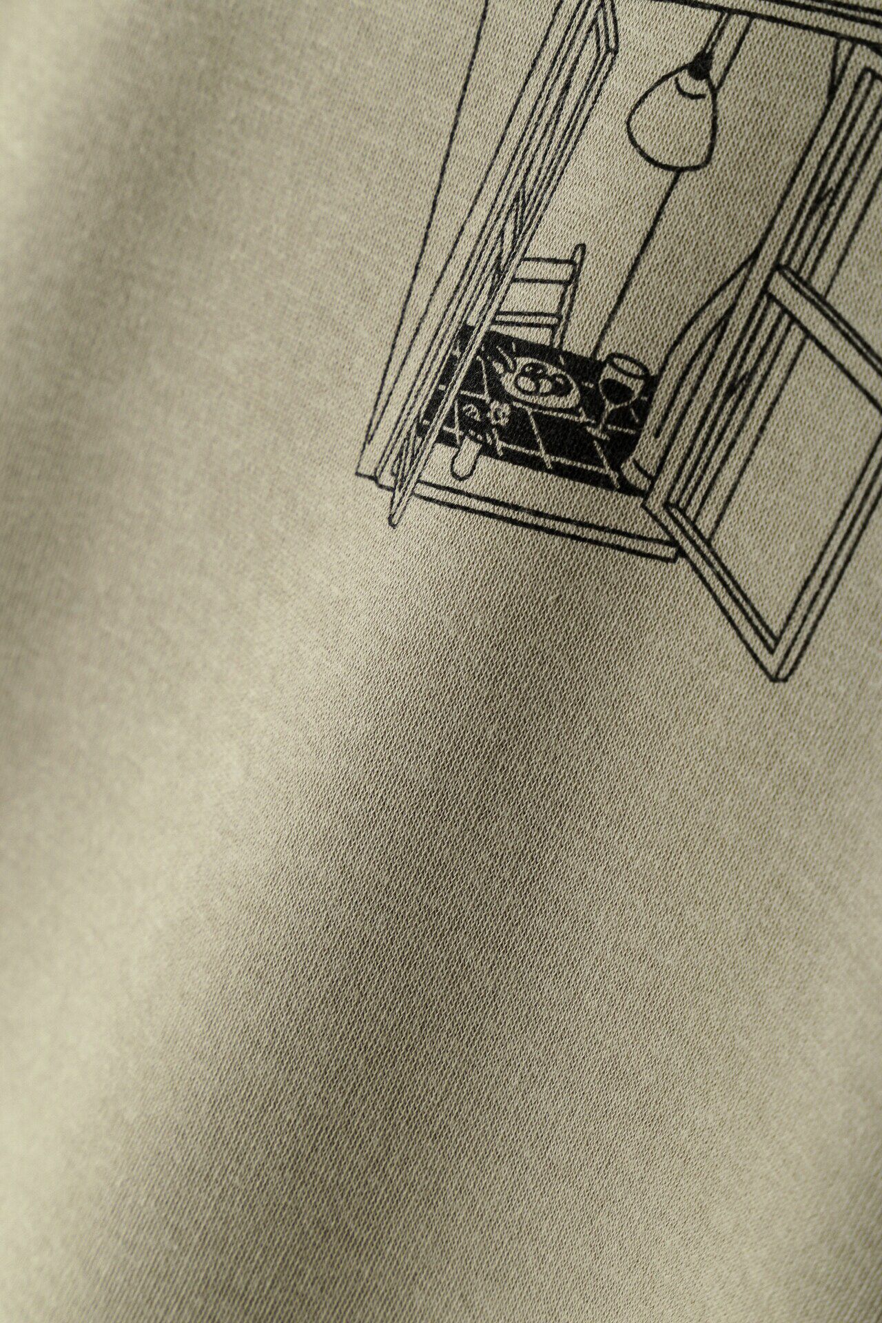  「Ｙｕｎｏｓｕｋｅコラボイラストプリントボトルネックスウェット」|Tシャツ・カットソー|