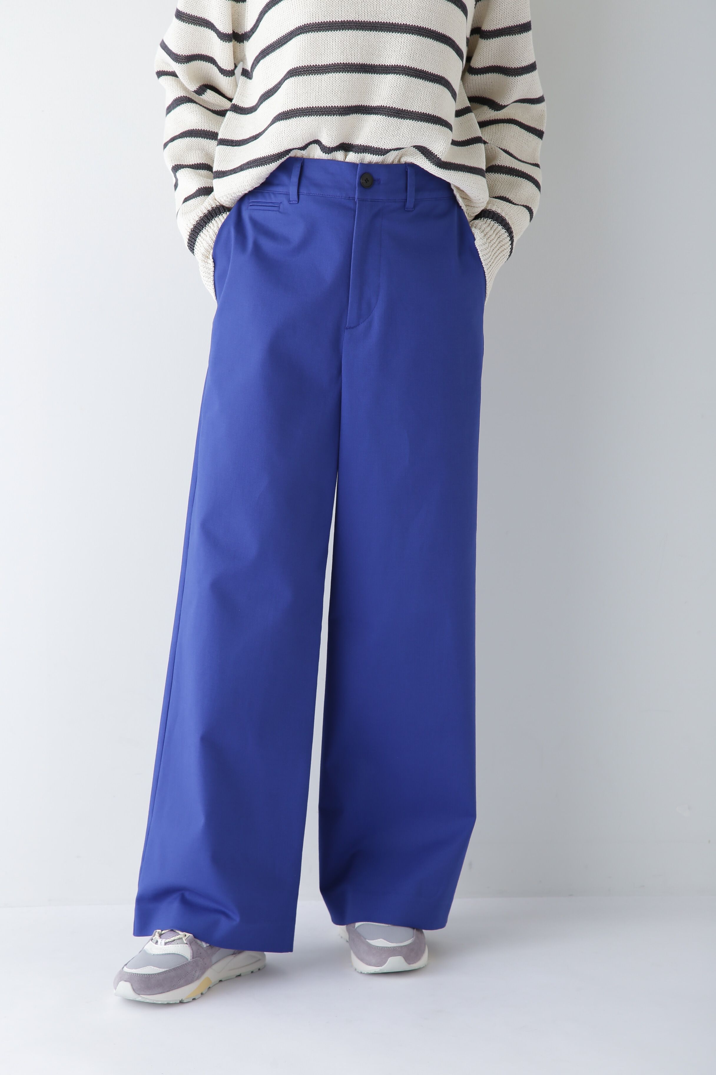  「◆ストレッチチノパンツ」|その他|ブルー