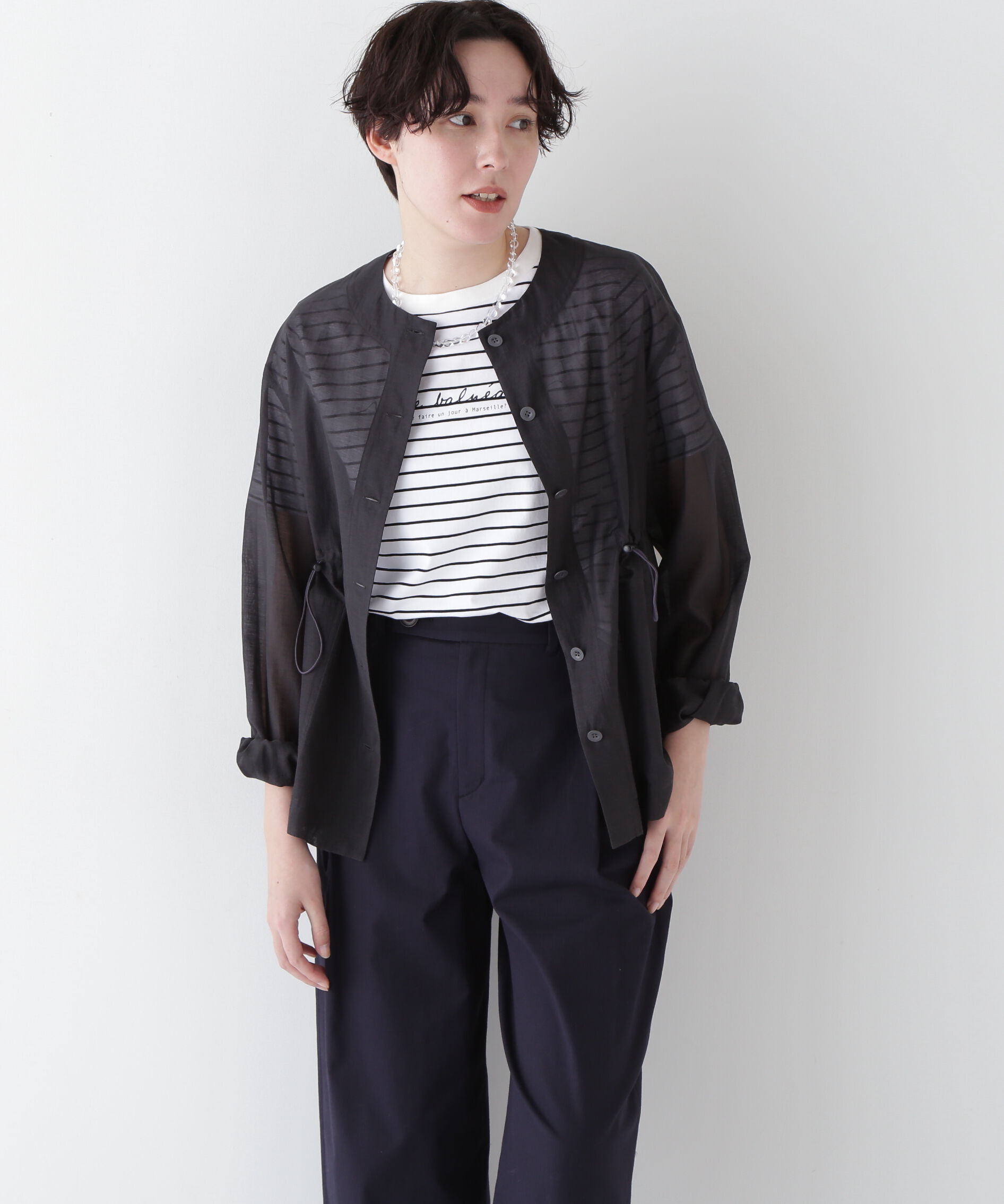  「◆シアータフタユーティリティノーカラージャケット」|その他|スミクロ1