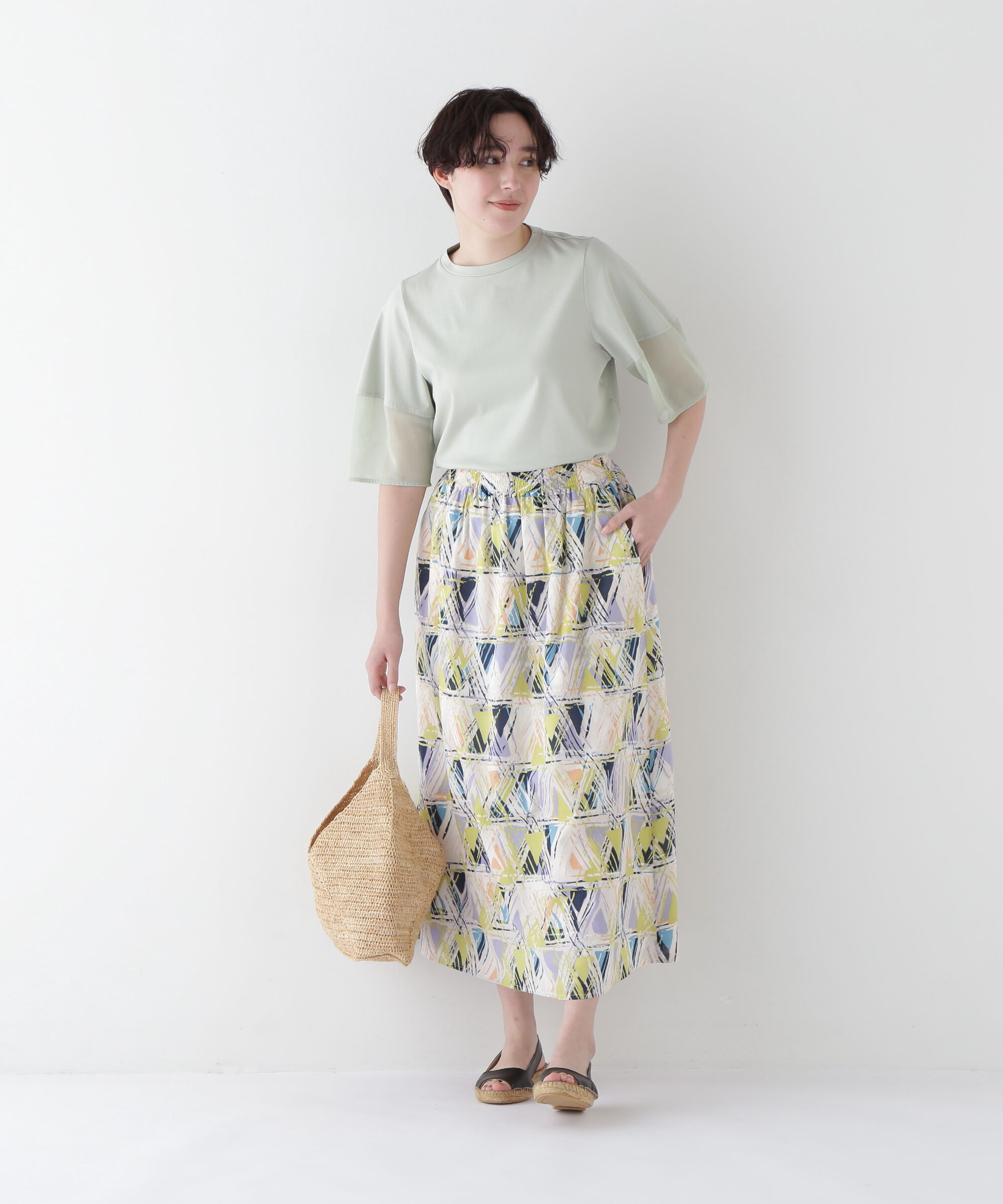  「◆アードッキングモックネックカットソープルオーバー」|Tシャツ・カットソー|