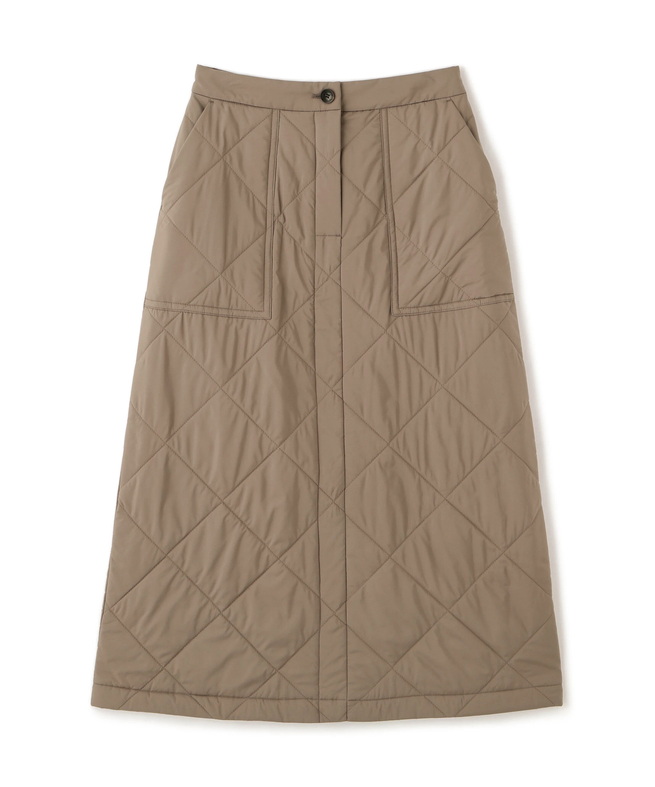  「キルティングベイカーＡラインスカート」|スカート|