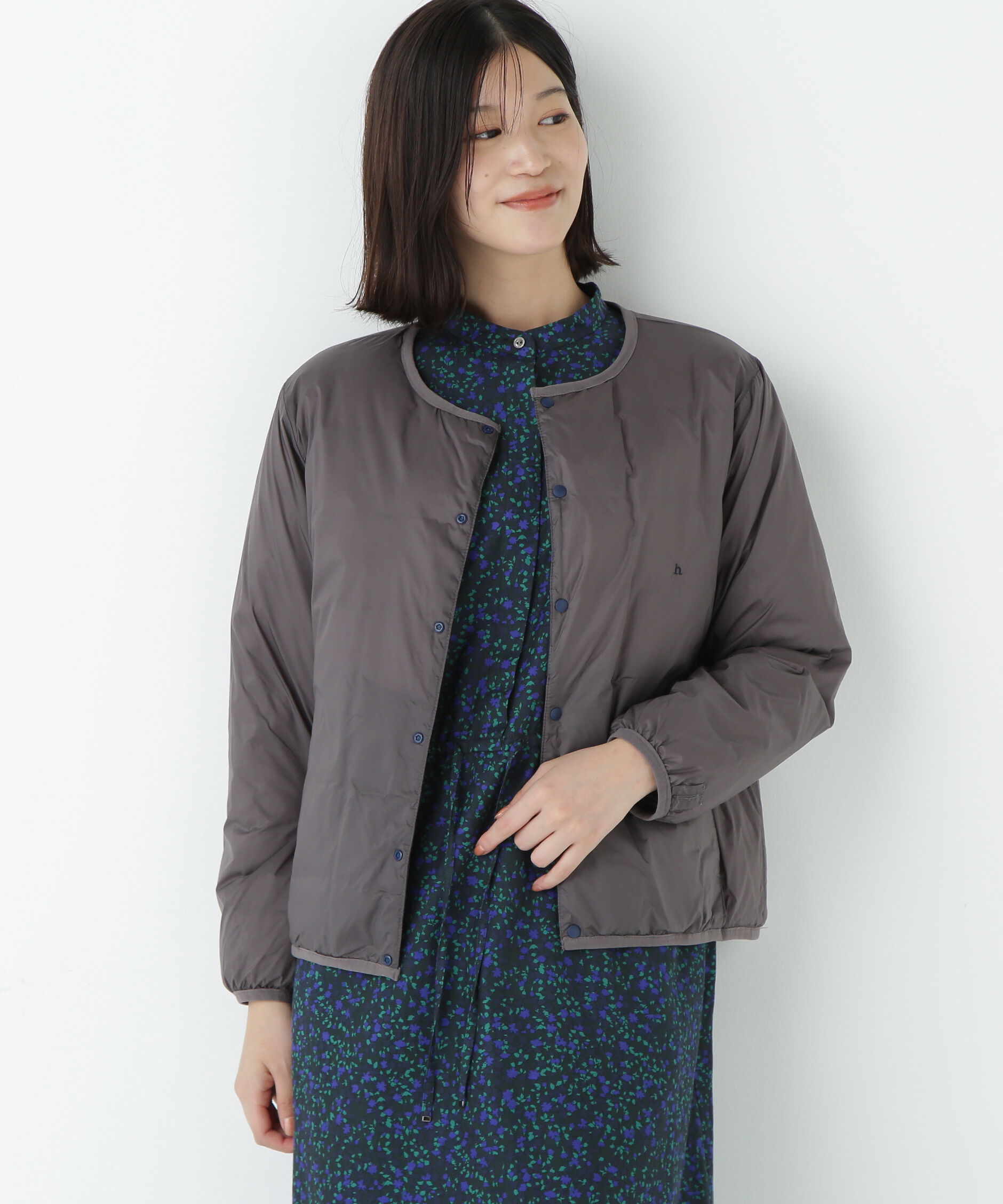  「◆≪ＴＡＩＯＮコラボ≫リバーシブルクルーネックダウンブルゾン」|ブルゾン・スタジャン|