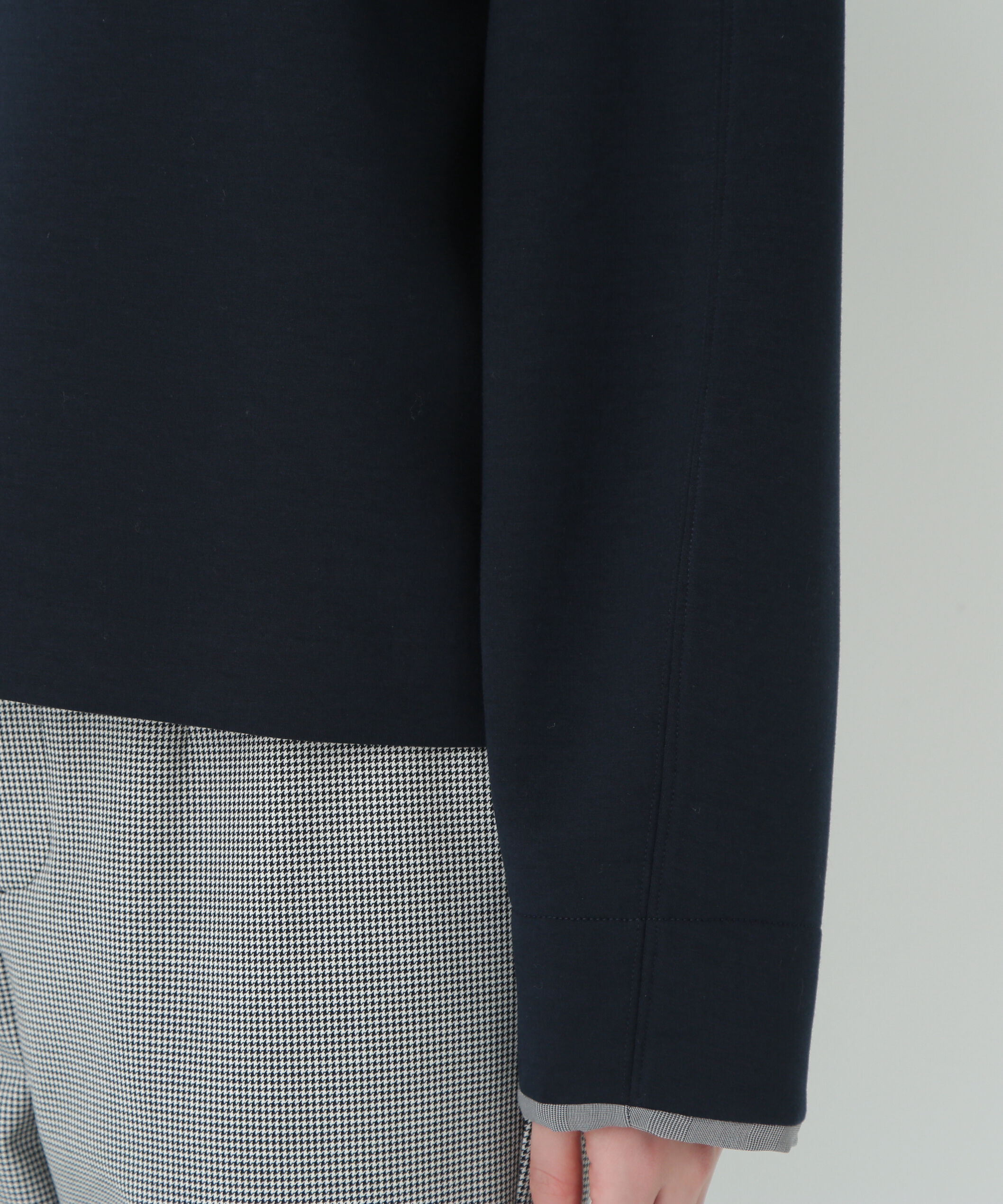  「チェックドッキングダンボールプルオーバー」|Tシャツ・カットソー|