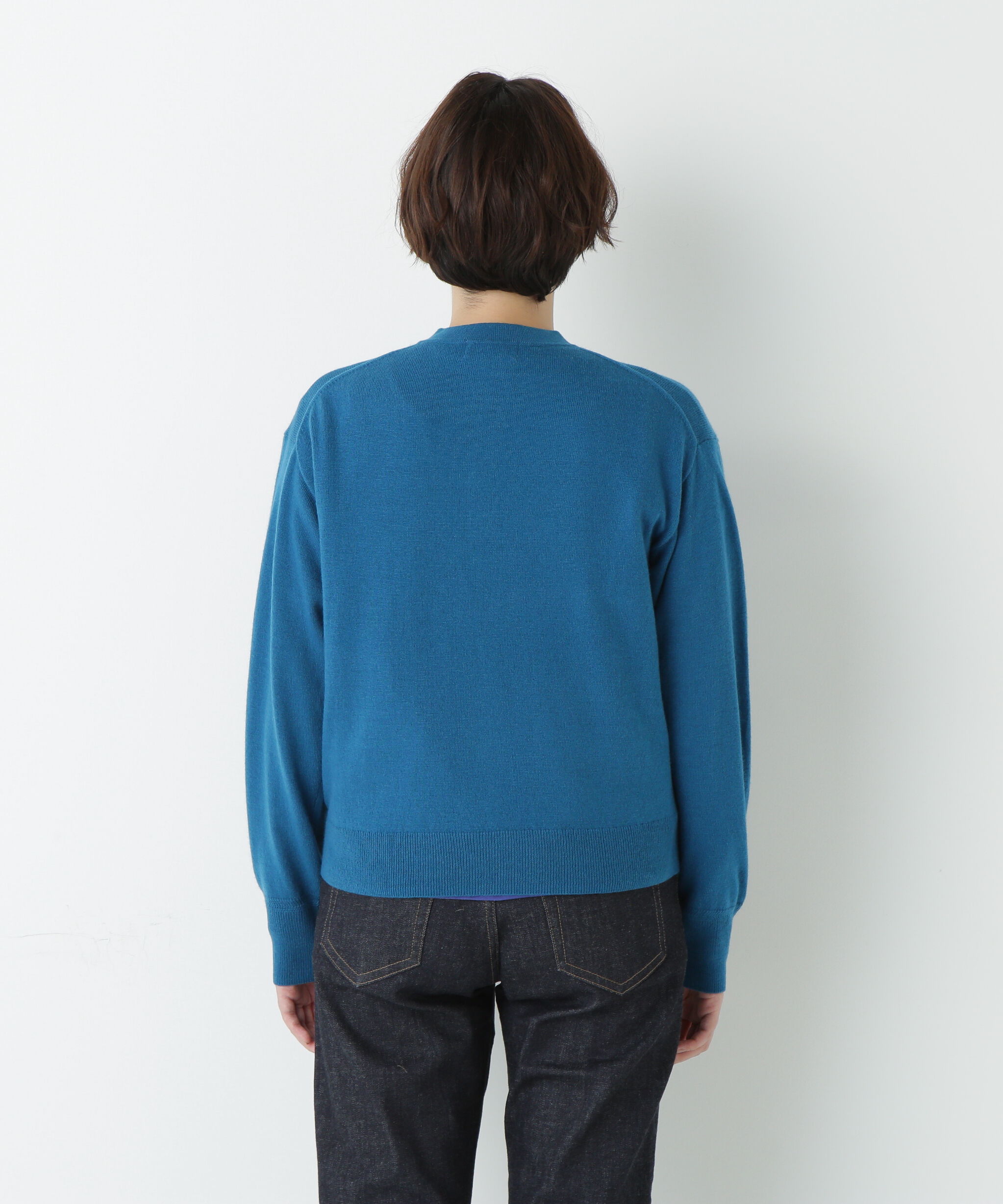  「≪洗える≫ウールＭＩＸヘンリーネックプルオーバー」|ニット・セーター|