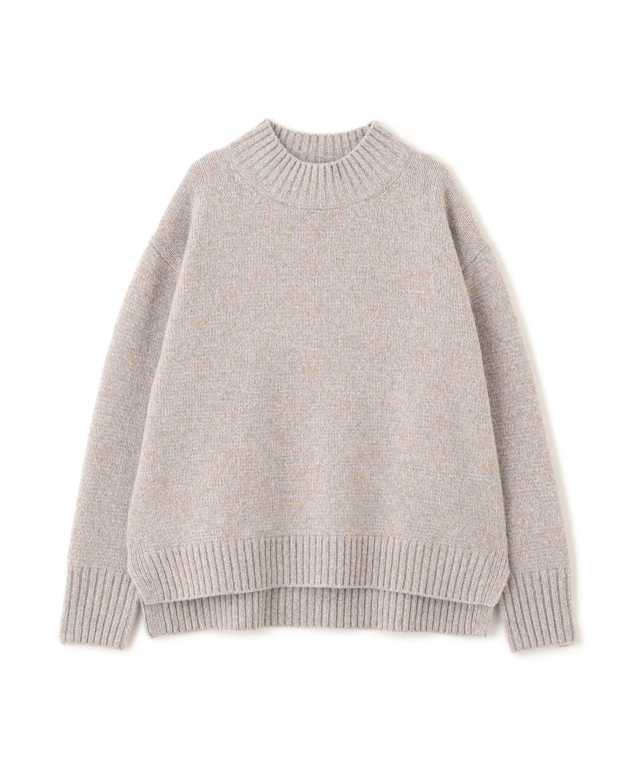  「≪洗える≫ウールローゲージＭＩＸヤーンハイネックプルオーバー」|ニット・セーター|