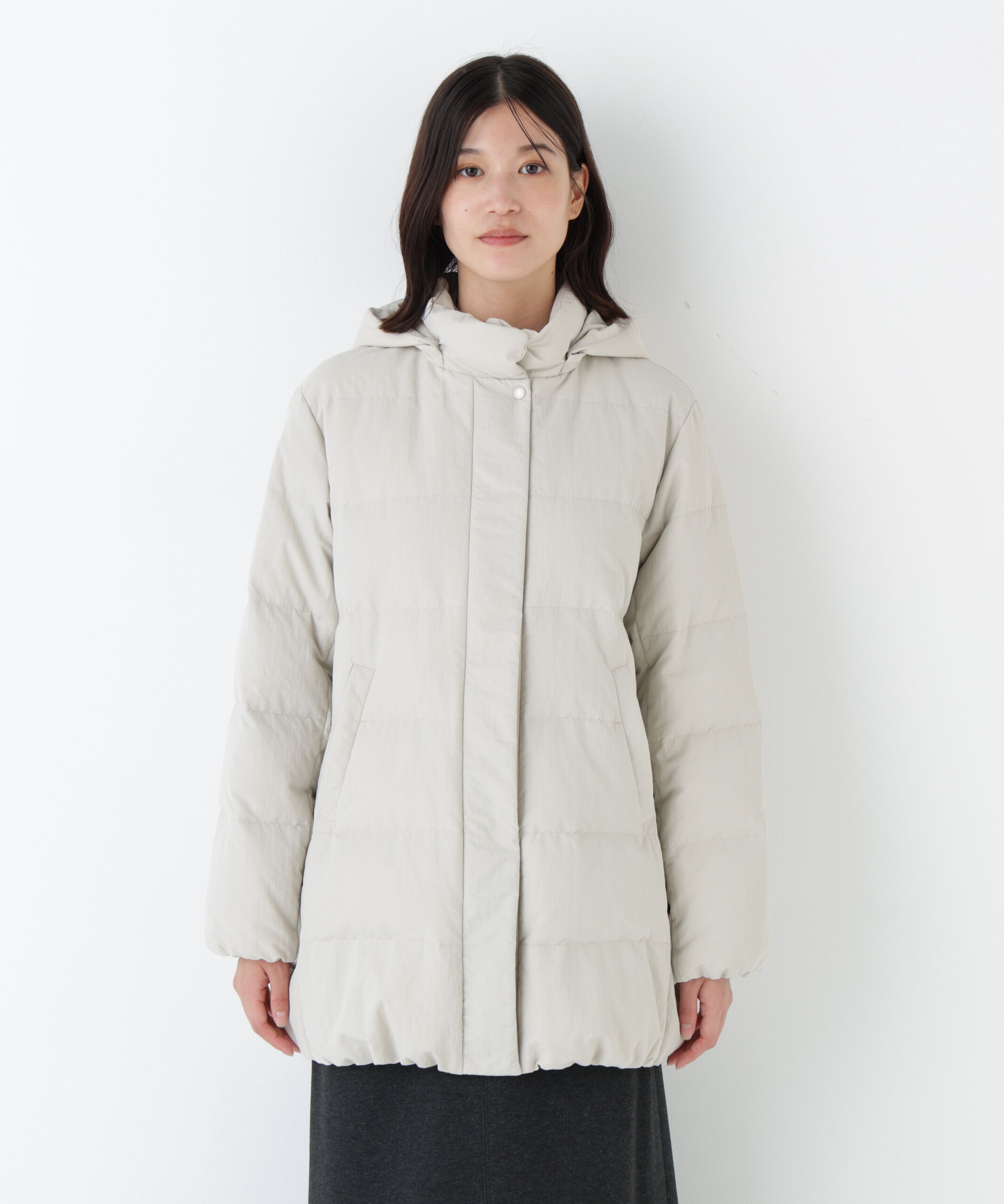  「◆フーディースタンドカラー２ｗａｙダウンコート」|その他|