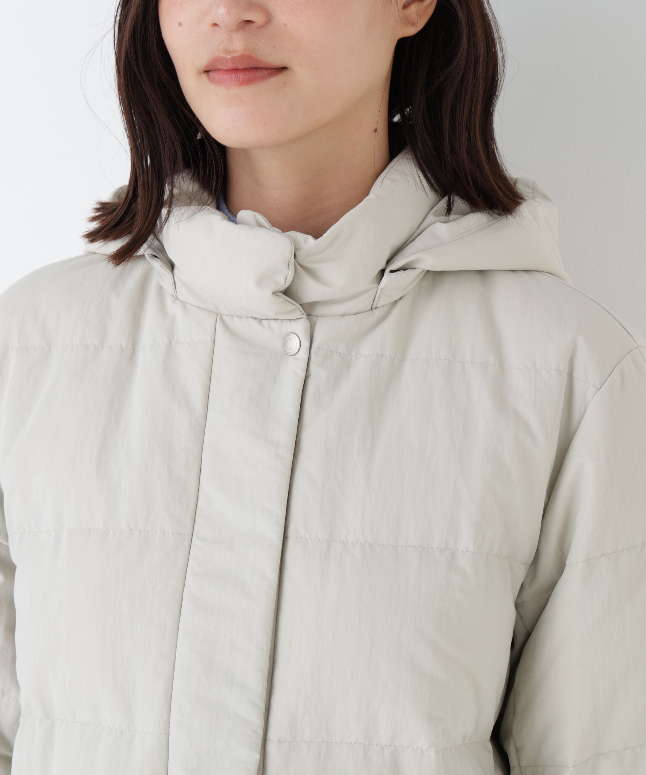  「◆フーディースタンドカラー２ｗａｙダウンコート」|その他|