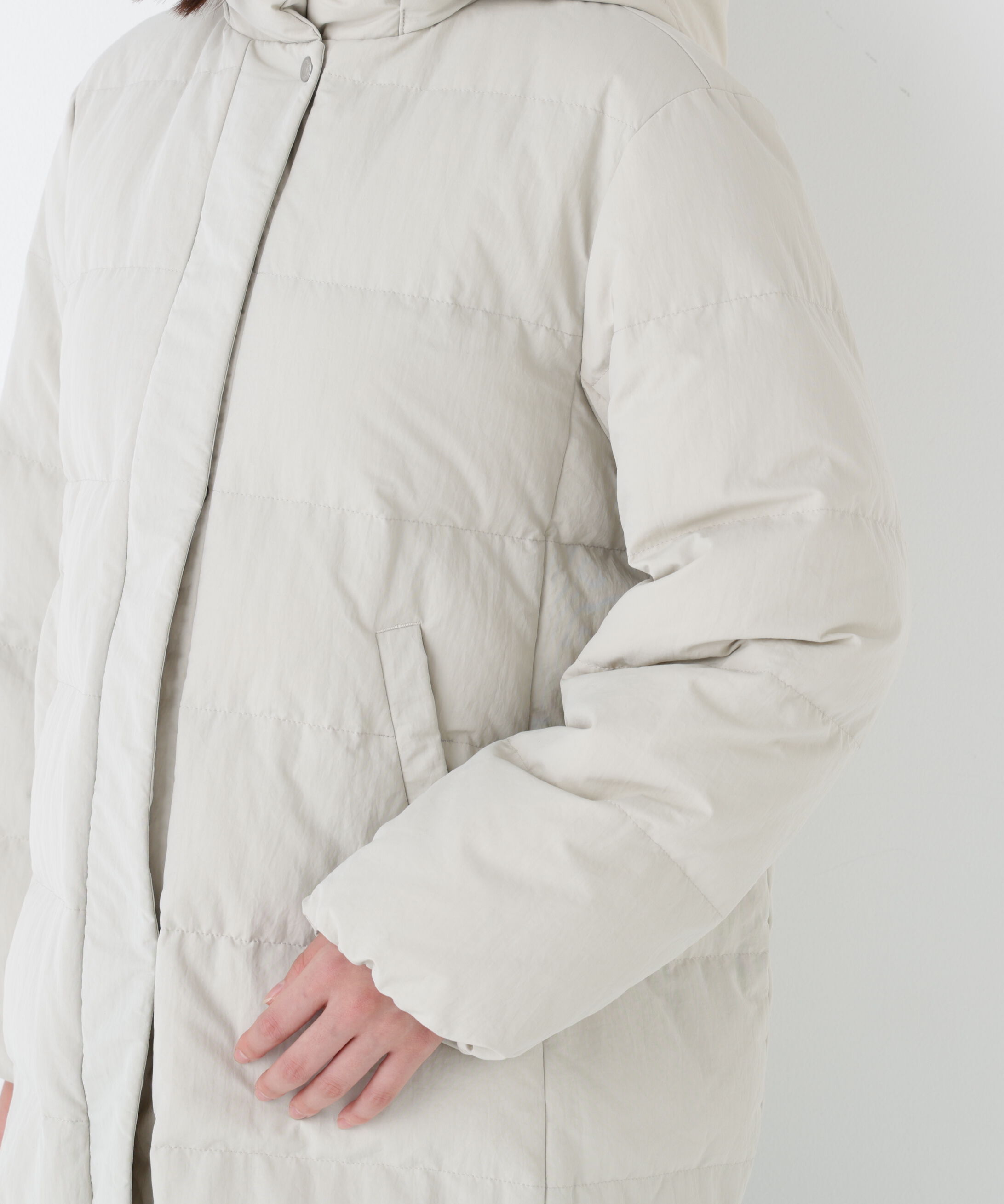  「◆フーディースタンドカラー２ｗａｙダウンコート」|その他|