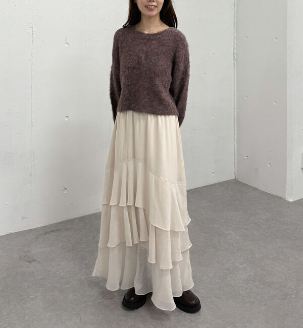 archives「ドットアソートフリルティアードスカート」|スカート|