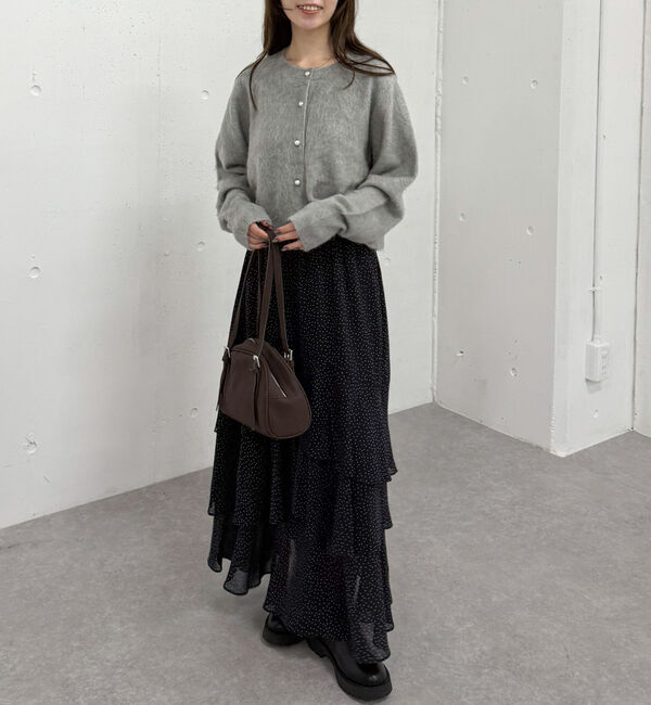 archives「ドットアソートフリルティアードスカート」|スカート|