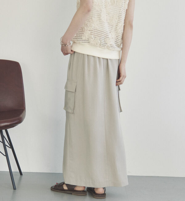 Doux archives「サテンカーゴタイトスカート」|スカート|