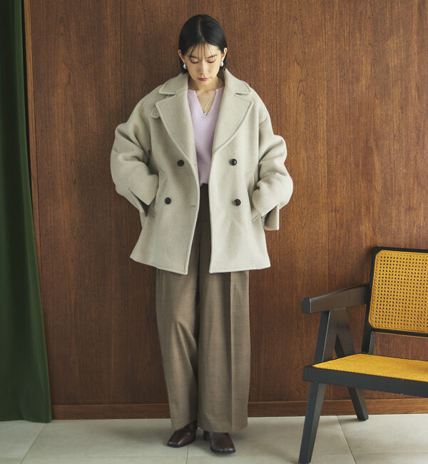 Doux archives「ビーバーピーコート」|ピーコート|