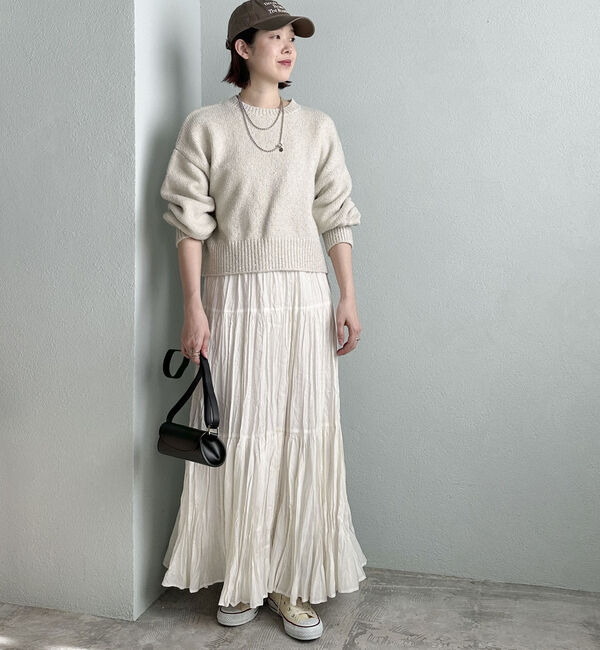 Doux archives「スパンコールショートニットプルオーバー」|ニット・セーター|