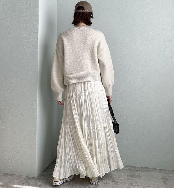 Doux archives「スパンコールショートニットプルオーバー」|ニット・セーター|