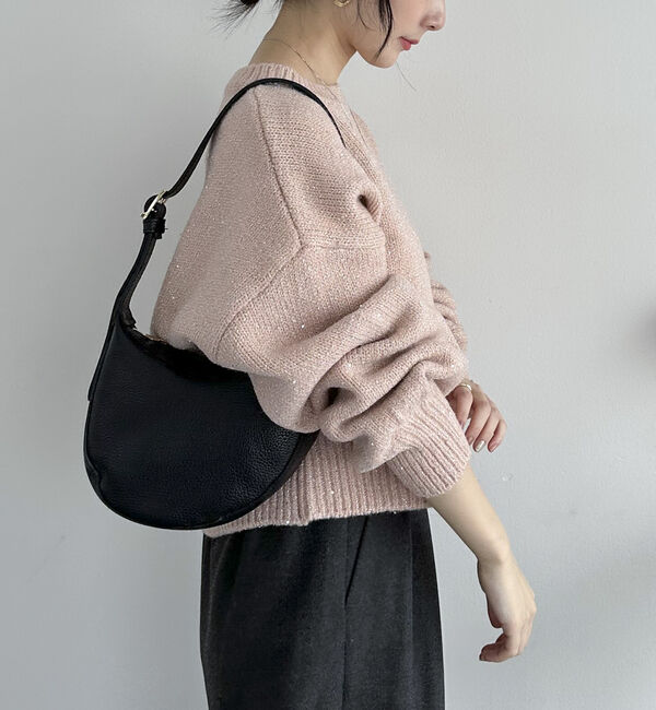 Doux archives「スパンコールショートニットプルオーバー」|ニット・セーター|