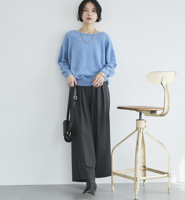Doux archives「両面起毛タックワイドパンツ」|チノ|