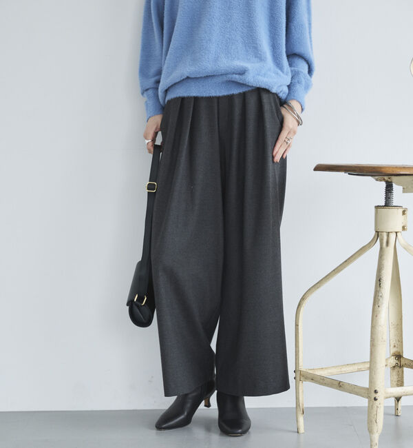 Doux archives「両面起毛タックワイドパンツ」|チノ|