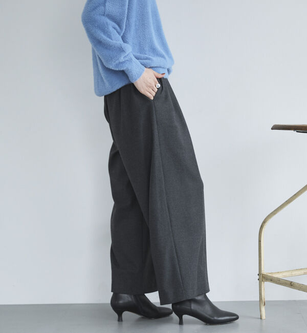Doux archives「両面起毛タックワイドパンツ」|チノ|
