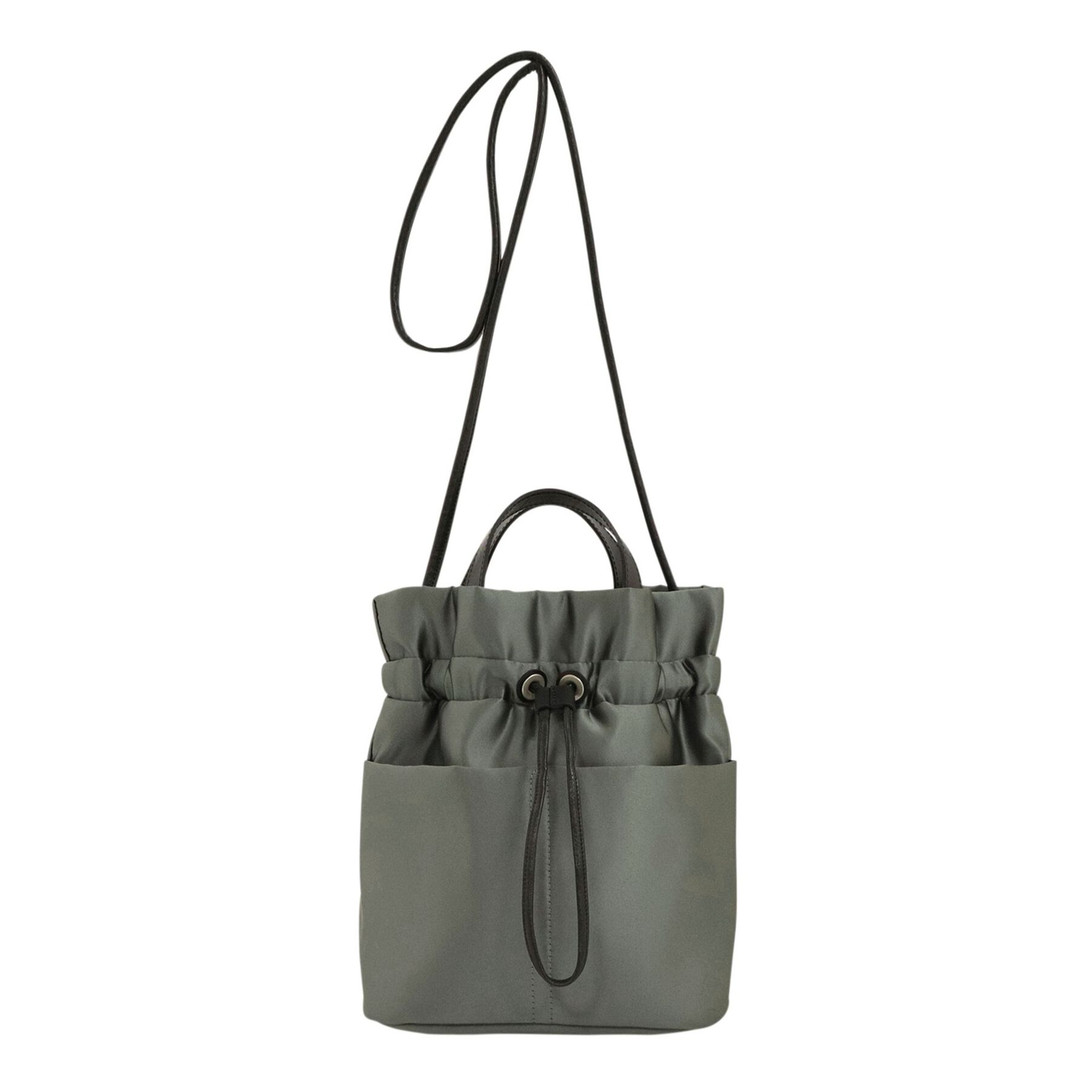 HIROKO HAYASHI「LUINI SATINE（ルイーニ サティーネ）ショルダーバッグ」|ショルダー・メッセンジャー|チャコールグレー(0