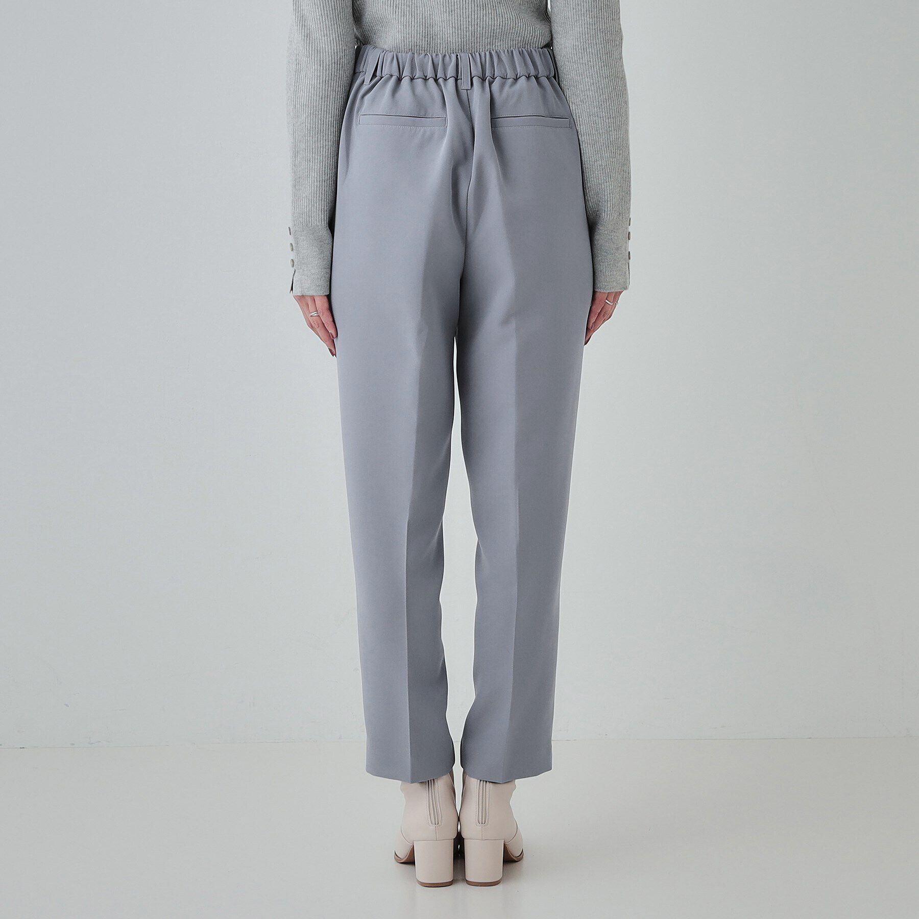 SHOO･LA･RUE「【SS-3L/洗える/通勤・セレモニーにも】しなやかな身のこなしが叶う ストレッチテーパードパンツ」|その他|