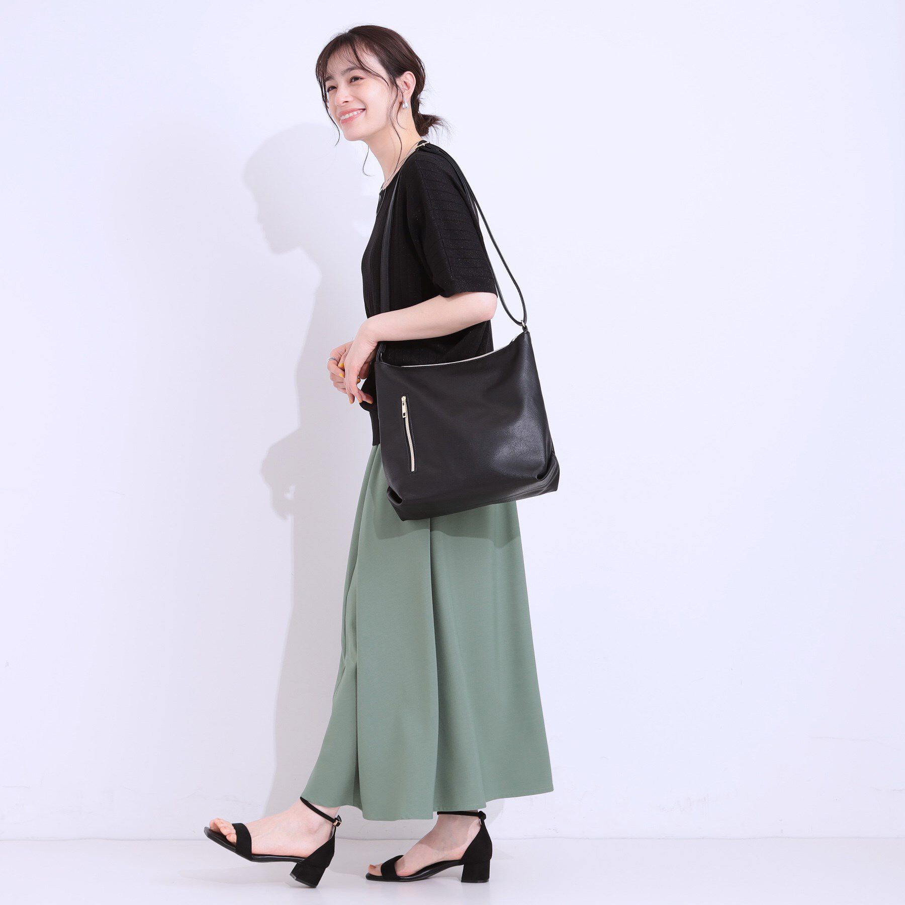 SHOO･LA･RUE「フロント2ポケットショルダーバッグ」|ショルダー・メッセンジャー|