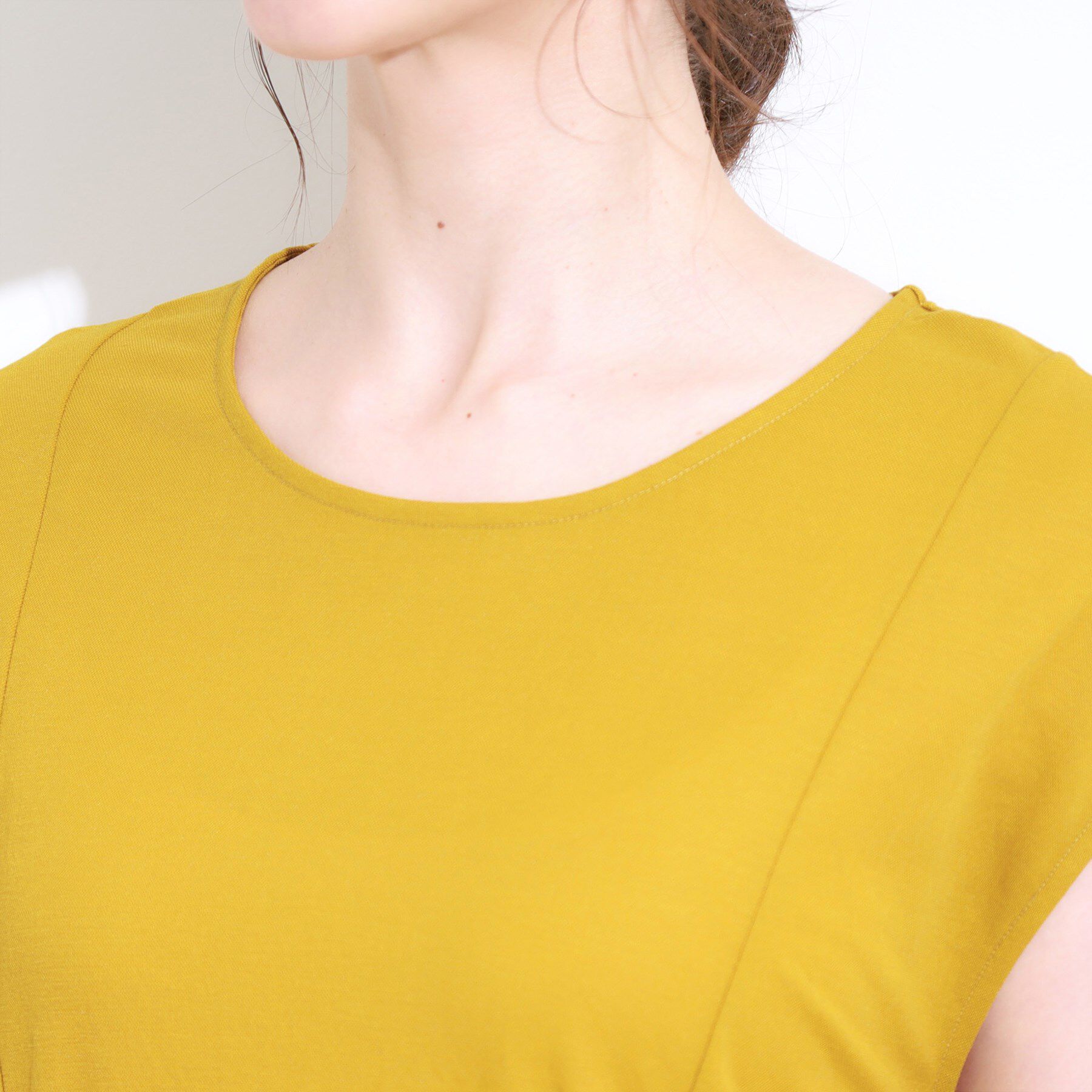 SHOO･LA･RUE「【S-LL/ひんやり】切替ラインですっきりと 1枚で着られるロングワンピース」|ワンピース|