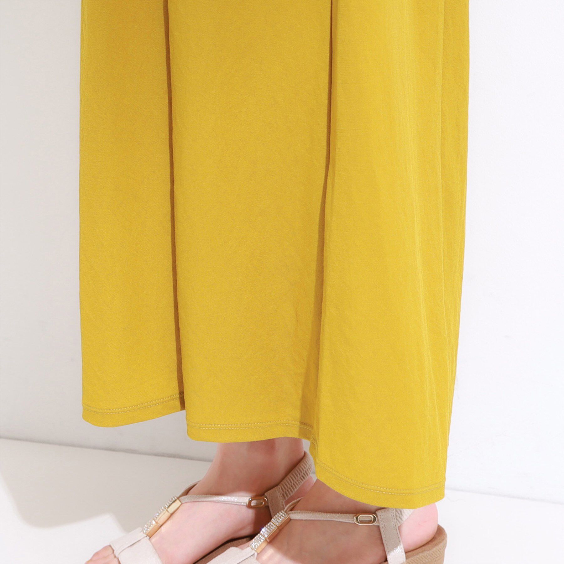 SHOO･LA･RUE「【S-LL/ひんやり】切替ラインですっきりと 1枚で着られるロングワンピース」|ワンピース|