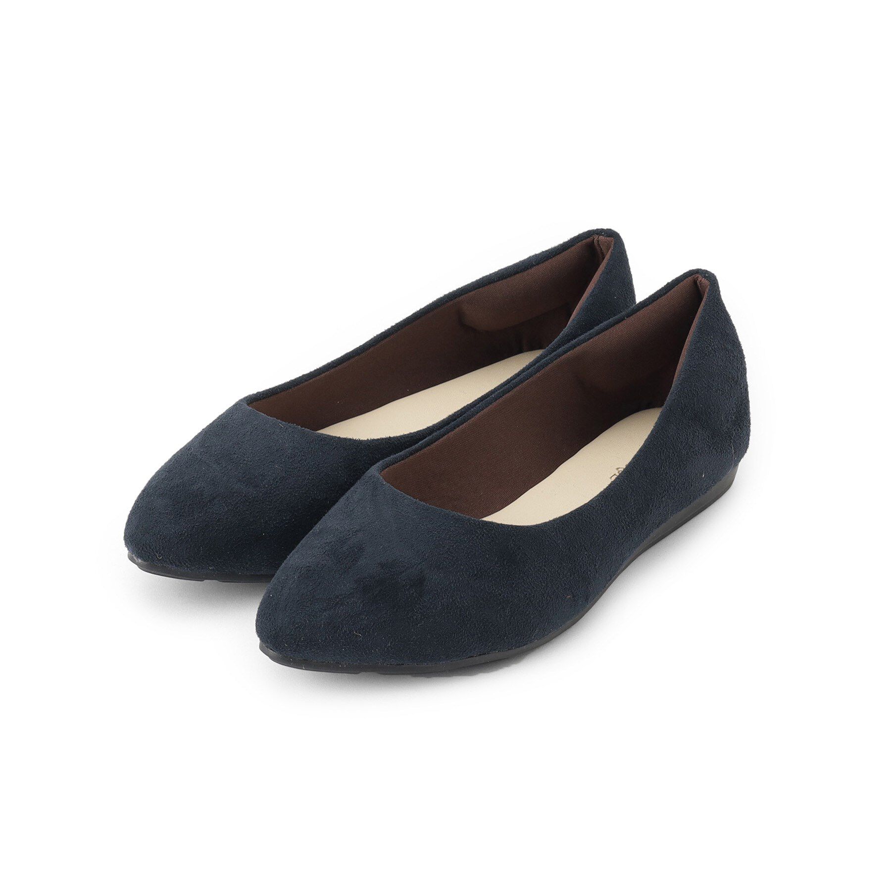 SHOO･LA･RUE「ラクチン フラットパンプス」|その他|ネイビー(094)