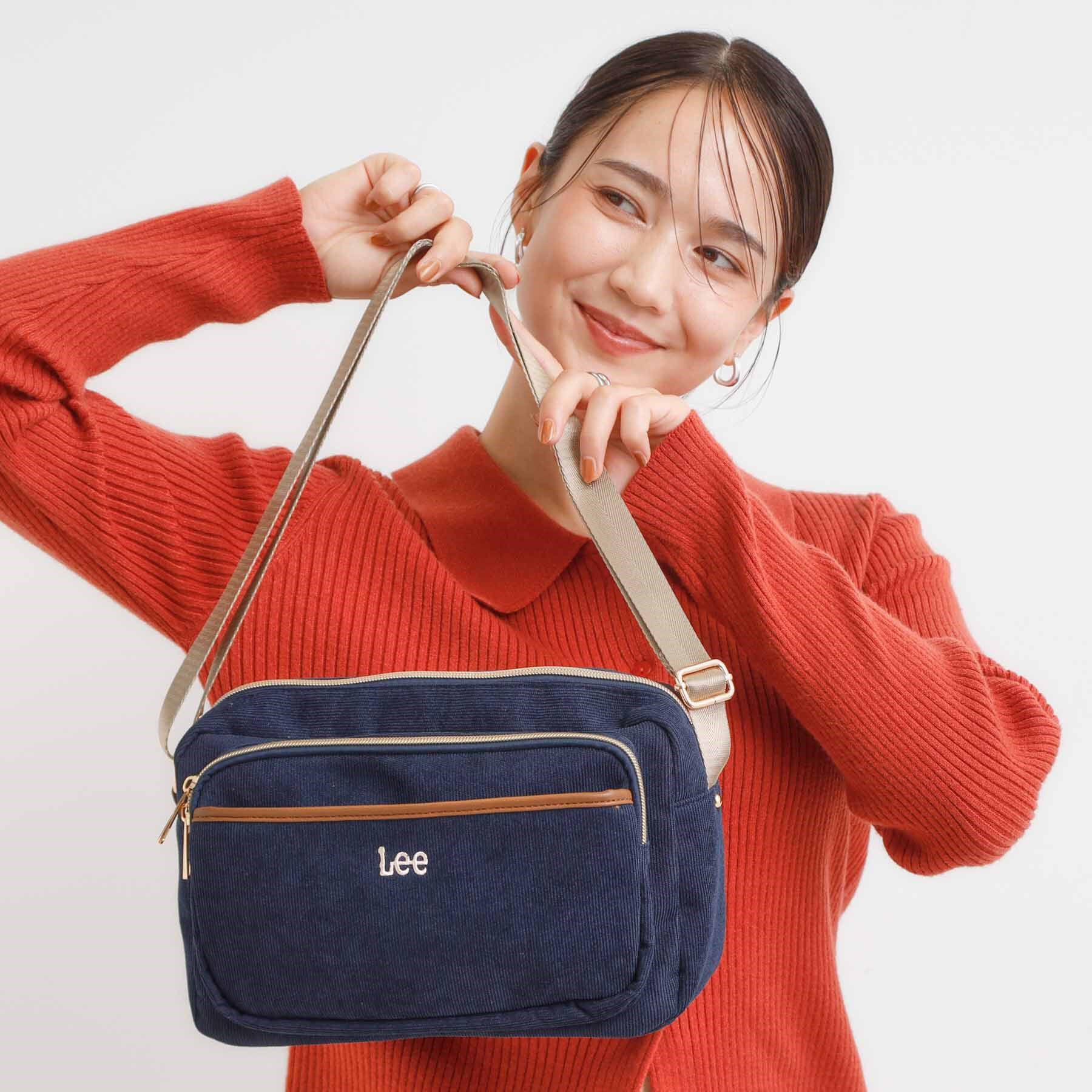 SHOO･LA･RUE「【Lee別注】コーデュロイショルダーバッグ」|ショルダー・メッセンジャー|ネイビー(094)