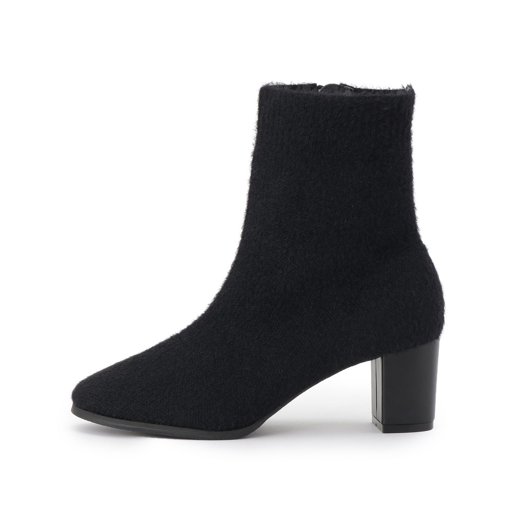 SHOO･LA･RUE「起毛ニットブーツ」|ショートブーツ|