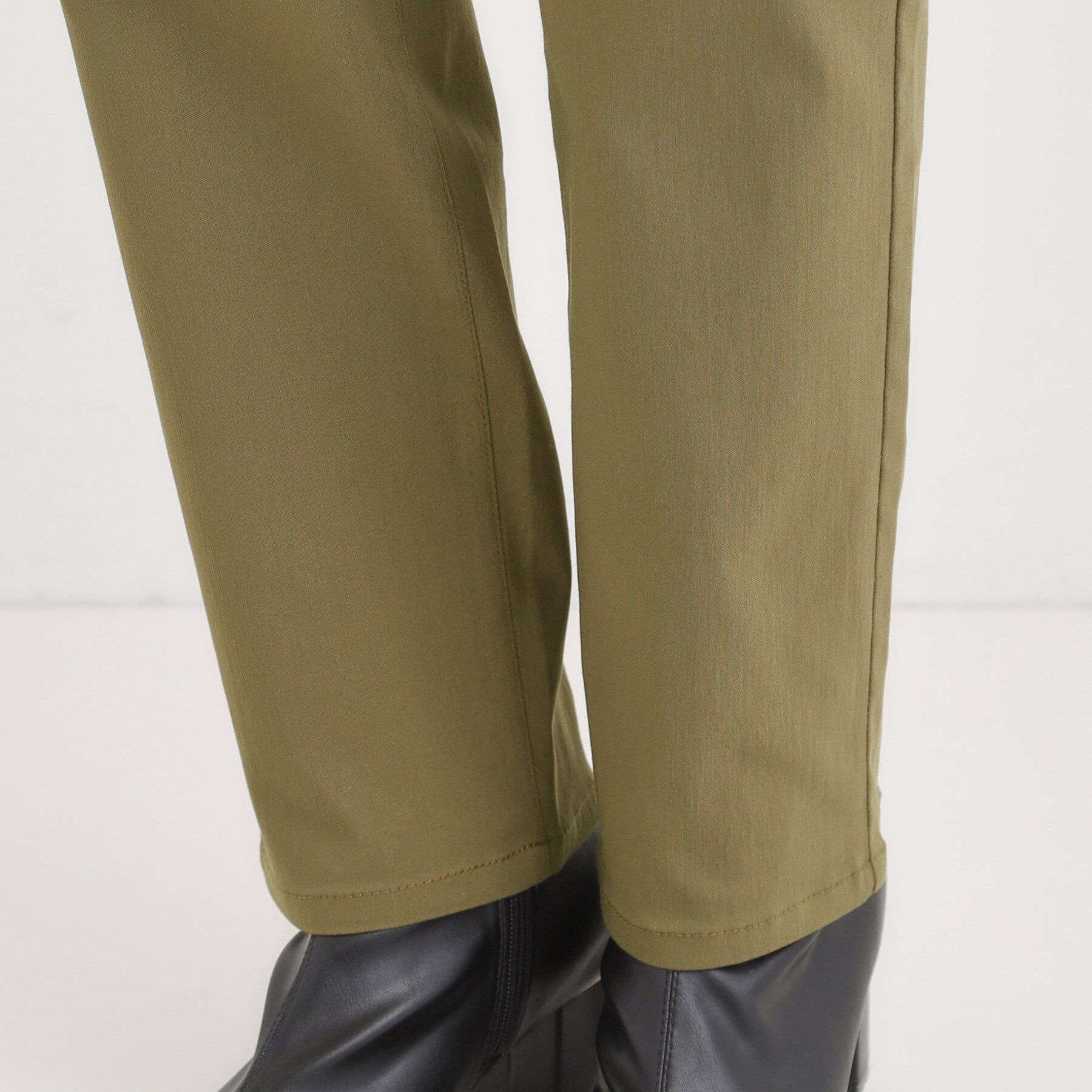 SHOO･LA･RUE「【S-LL】優しくフィット ハイパーストレートパンツ」|その他|