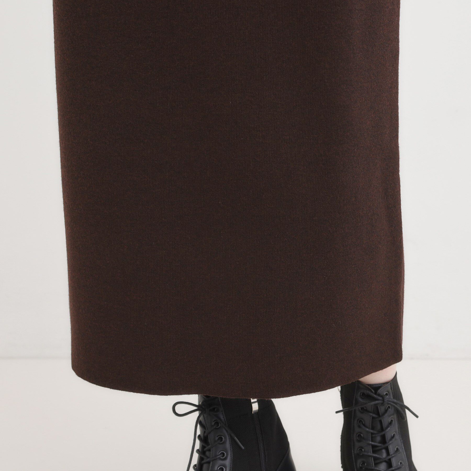 SHOO･LA･RUE「【毛玉レス/洗える】すっきり見えが叶う ナロースカート」|スカート|