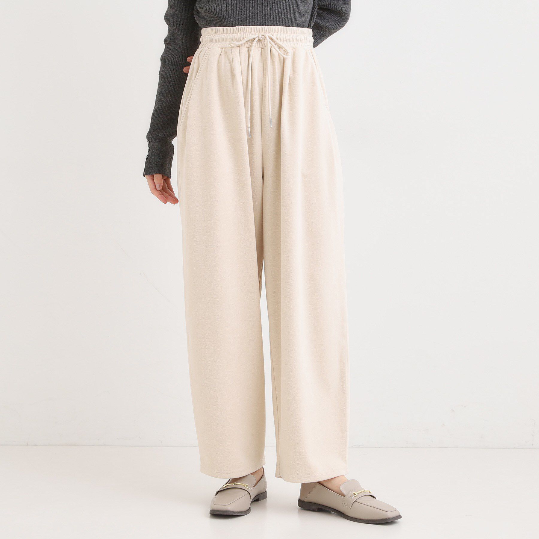 SHOO･LA･RUE「スエード調カーブパンツ」|その他|