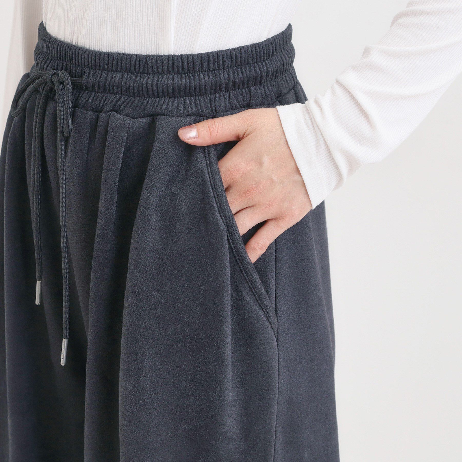 SHOO･LA･RUE「スエード調カーブパンツ」|その他|