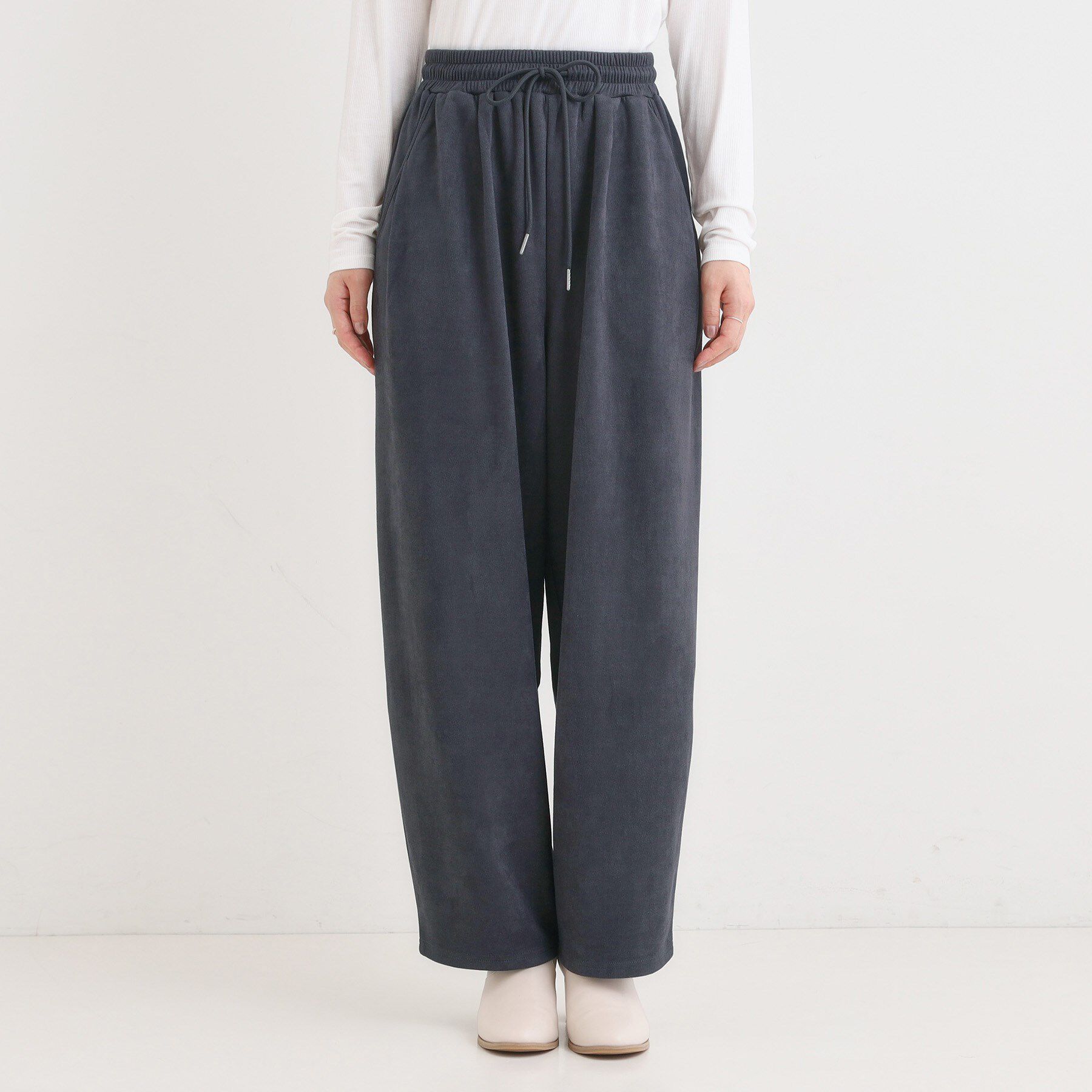 SHOO･LA･RUE「スエード調カーブパンツ」|その他|