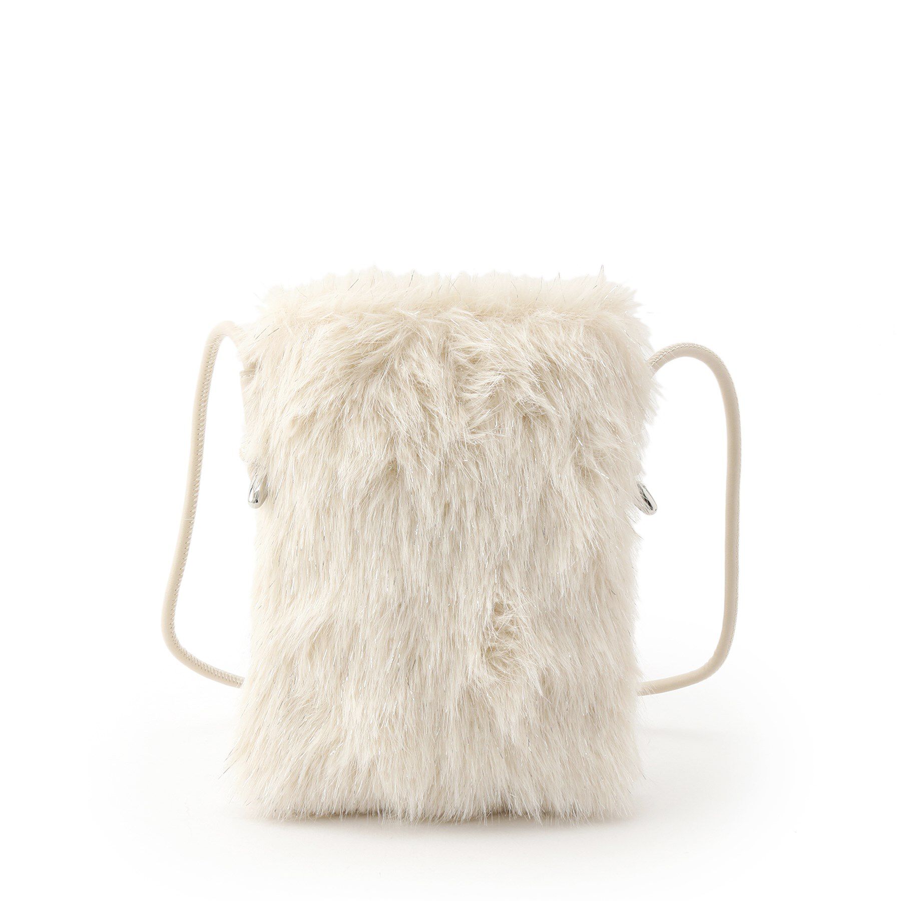 SHOO･LA･RUE「ラメ入りファーが目を惹く ミニショルダーバッグ」|ショルダー・メッセンジャー|