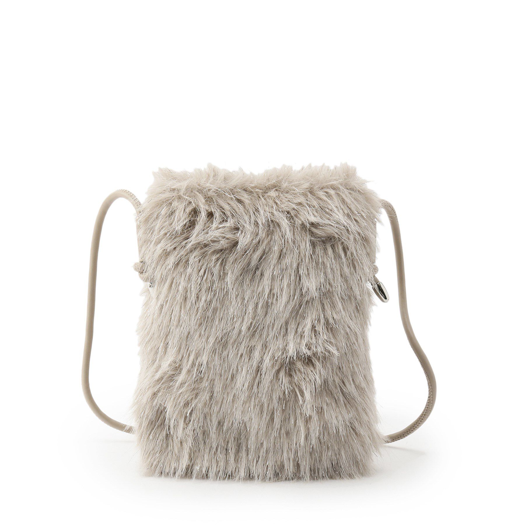 SHOO･LA･RUE「ラメ入りファーが目を惹く ミニショルダーバッグ」|ショルダー・メッセンジャー|