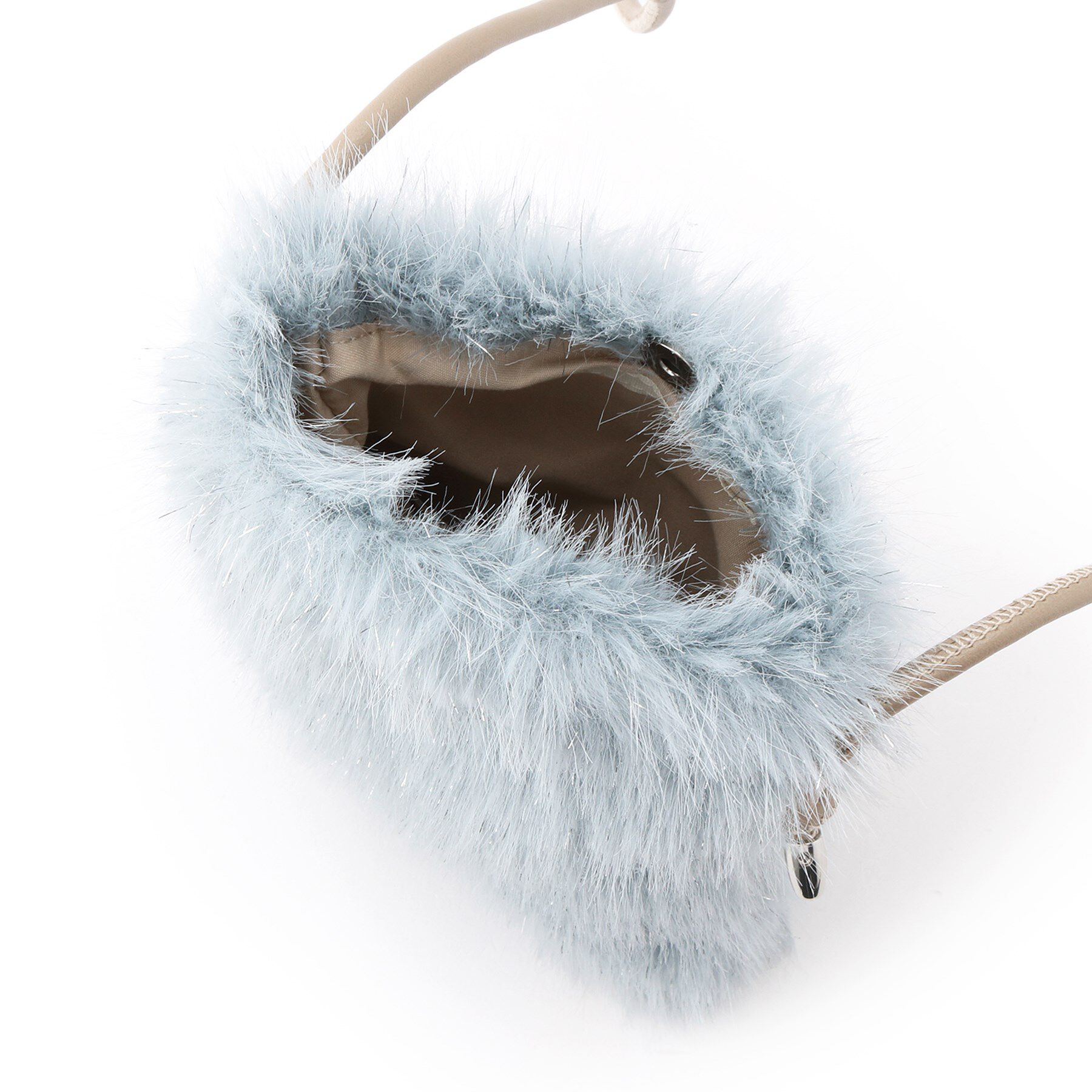 SHOO･LA･RUE「ラメ入りファーが目を惹く ミニショルダーバッグ」|ショルダー・メッセンジャー|