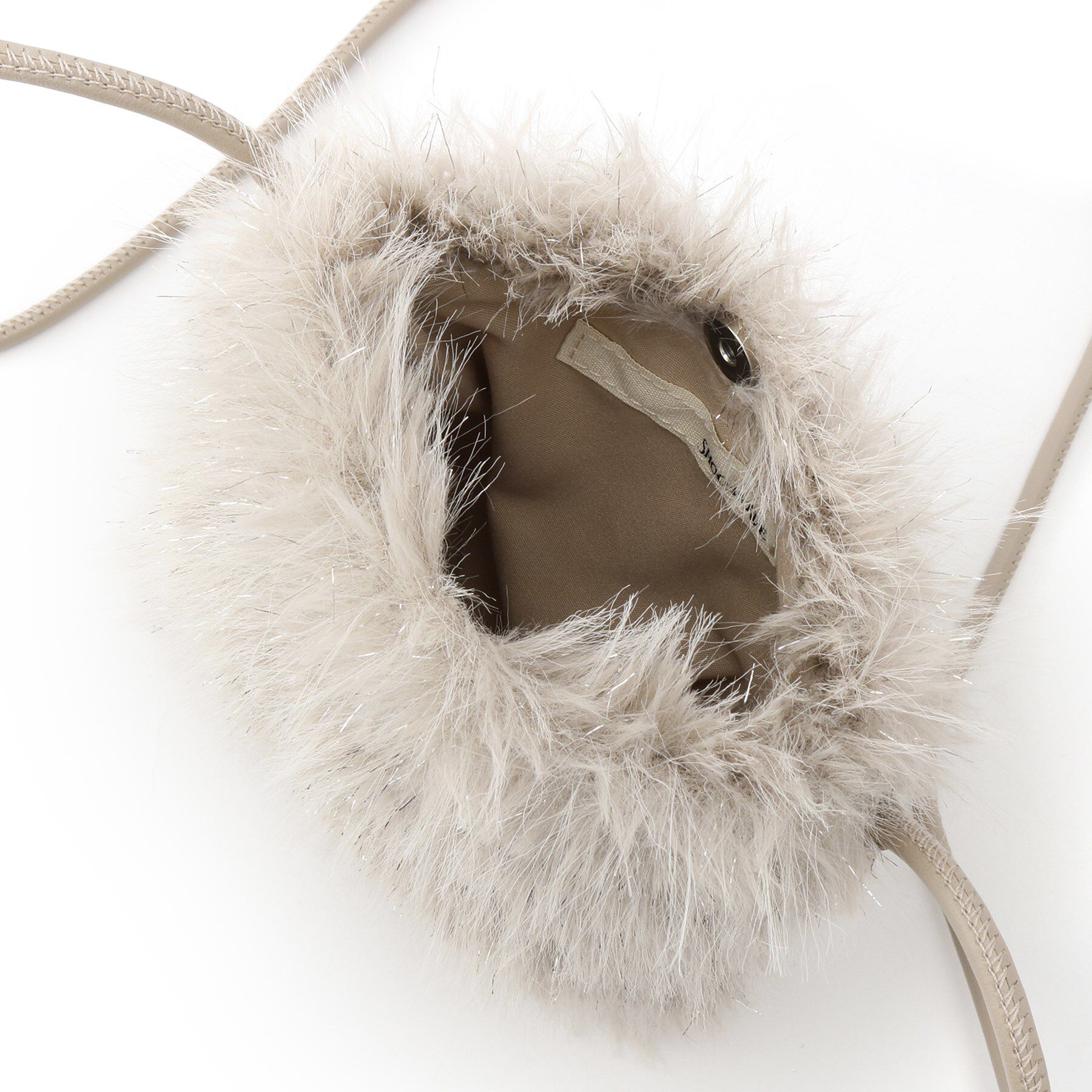 SHOO･LA･RUE「ラメ入りファーが目を惹く ミニショルダーバッグ」|ショルダー・メッセンジャー|