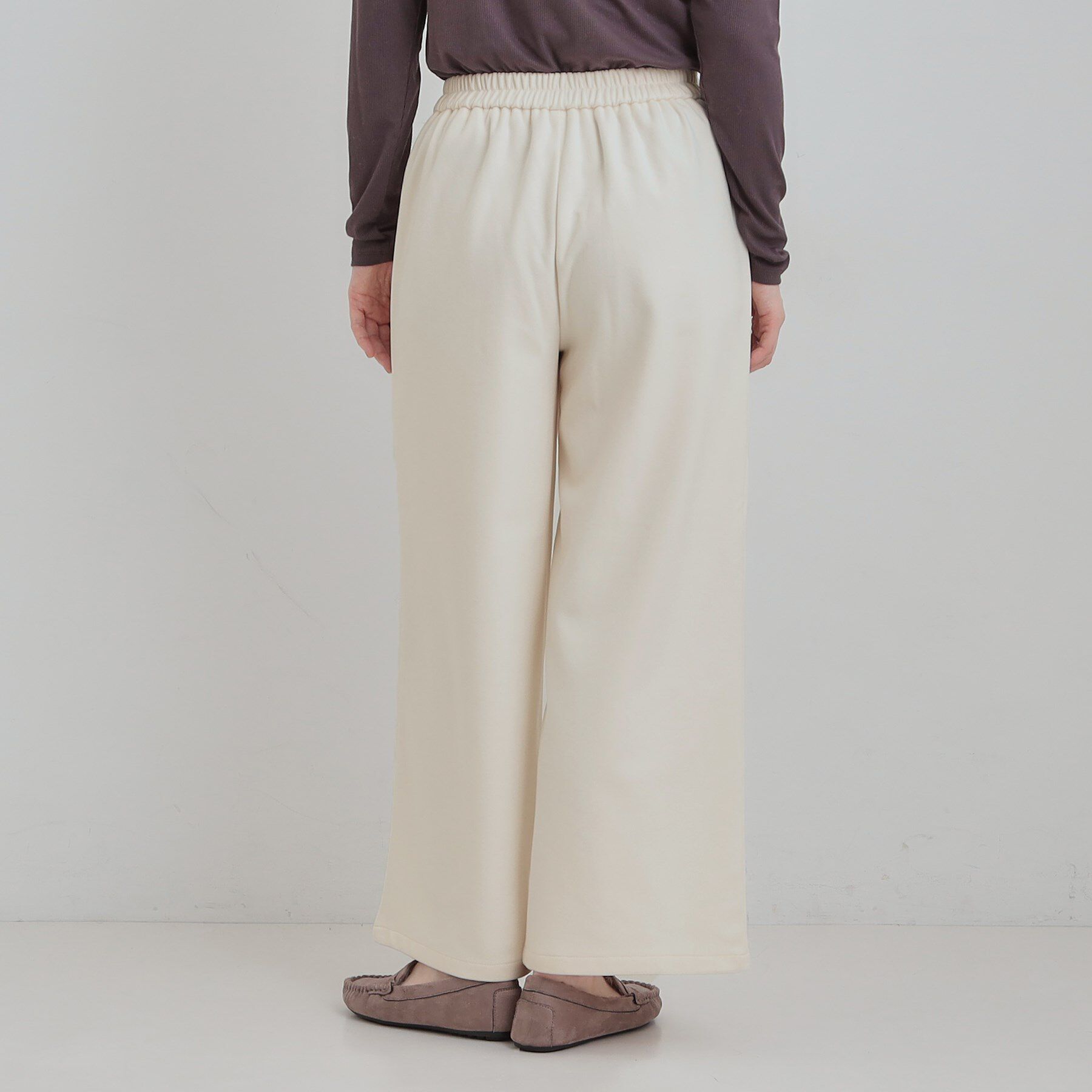 SHOO･LA･RUE「【洗濯機可/S-LL】あったか起毛ワイドパンツ」|その他|