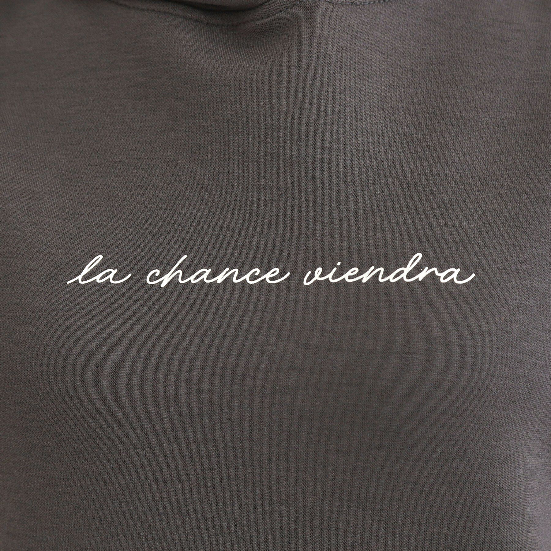 SHOO･LA･RUE「【S-LL/なめらかタッチ】選べる3柄 ロゴ入りプルパーカ」|パーカー|