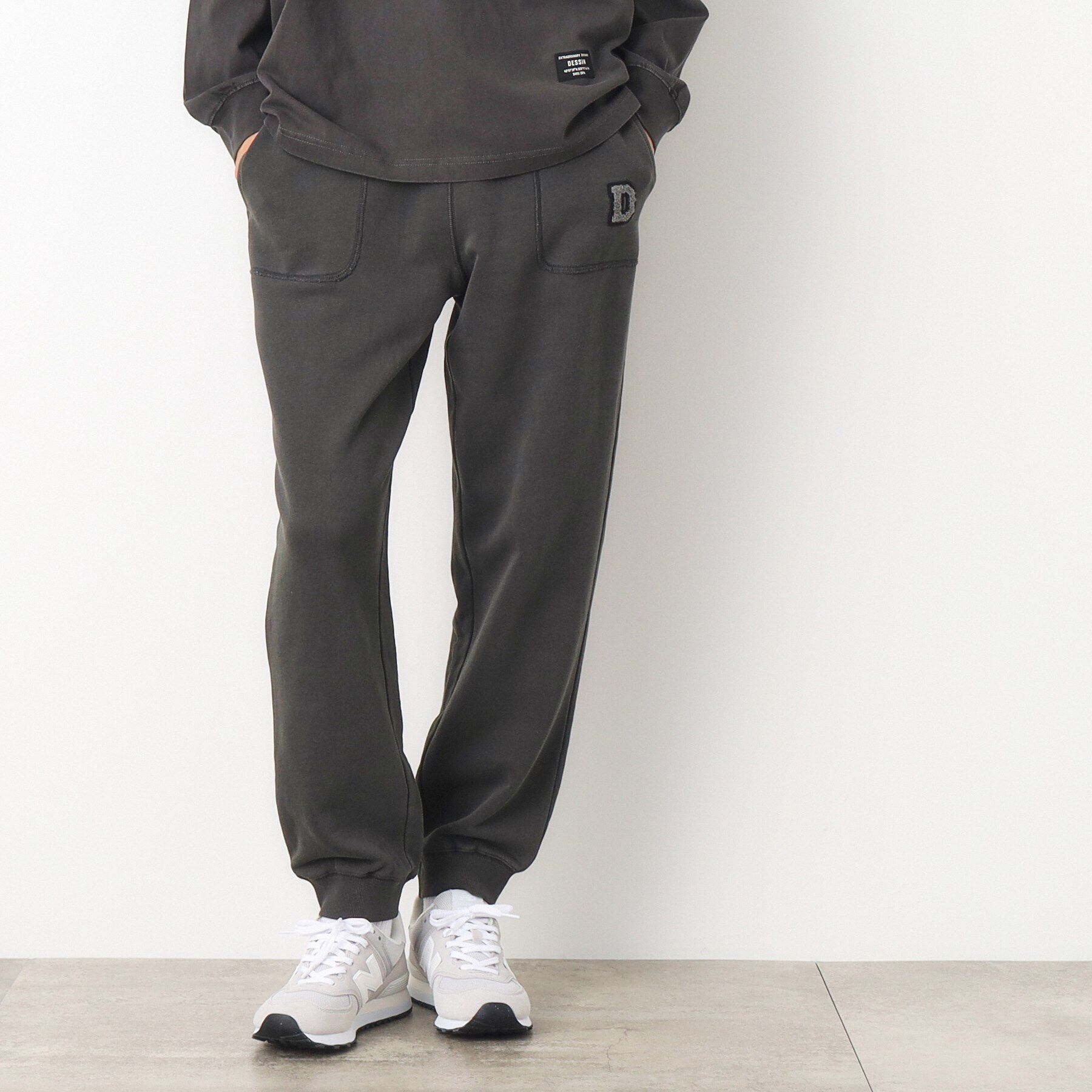 Dessin「【ユニセックス】裏毛パンツ」|その他|チャコールグレー(0