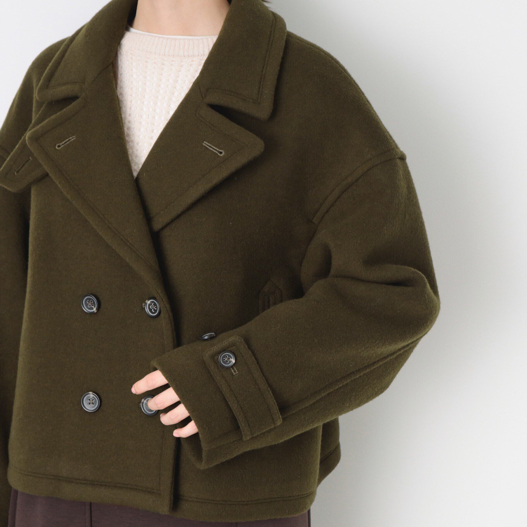 Dessin「ショートPコートジャケット」|ピーコート|