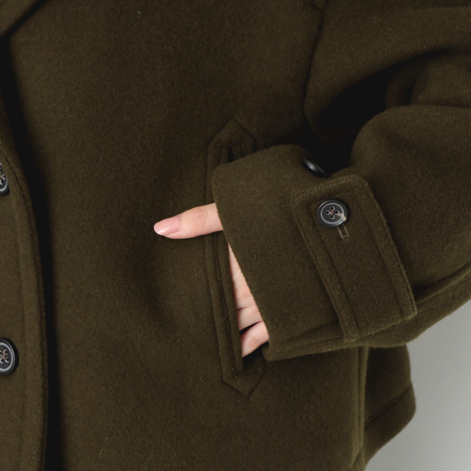 Dessin「ショートPコートジャケット」|ピーコート|