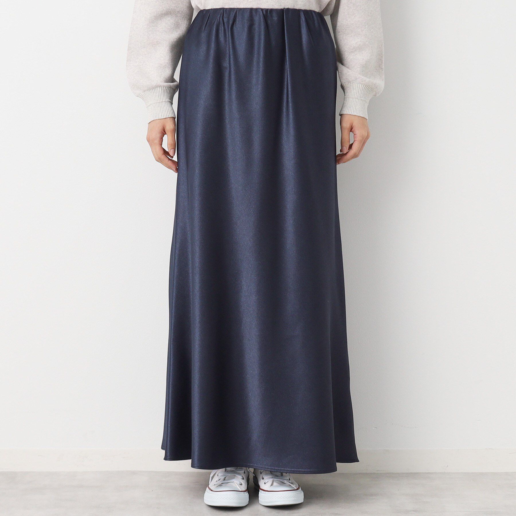 Dessin「【洗える】ナローサテンロングスカート」|スカート|