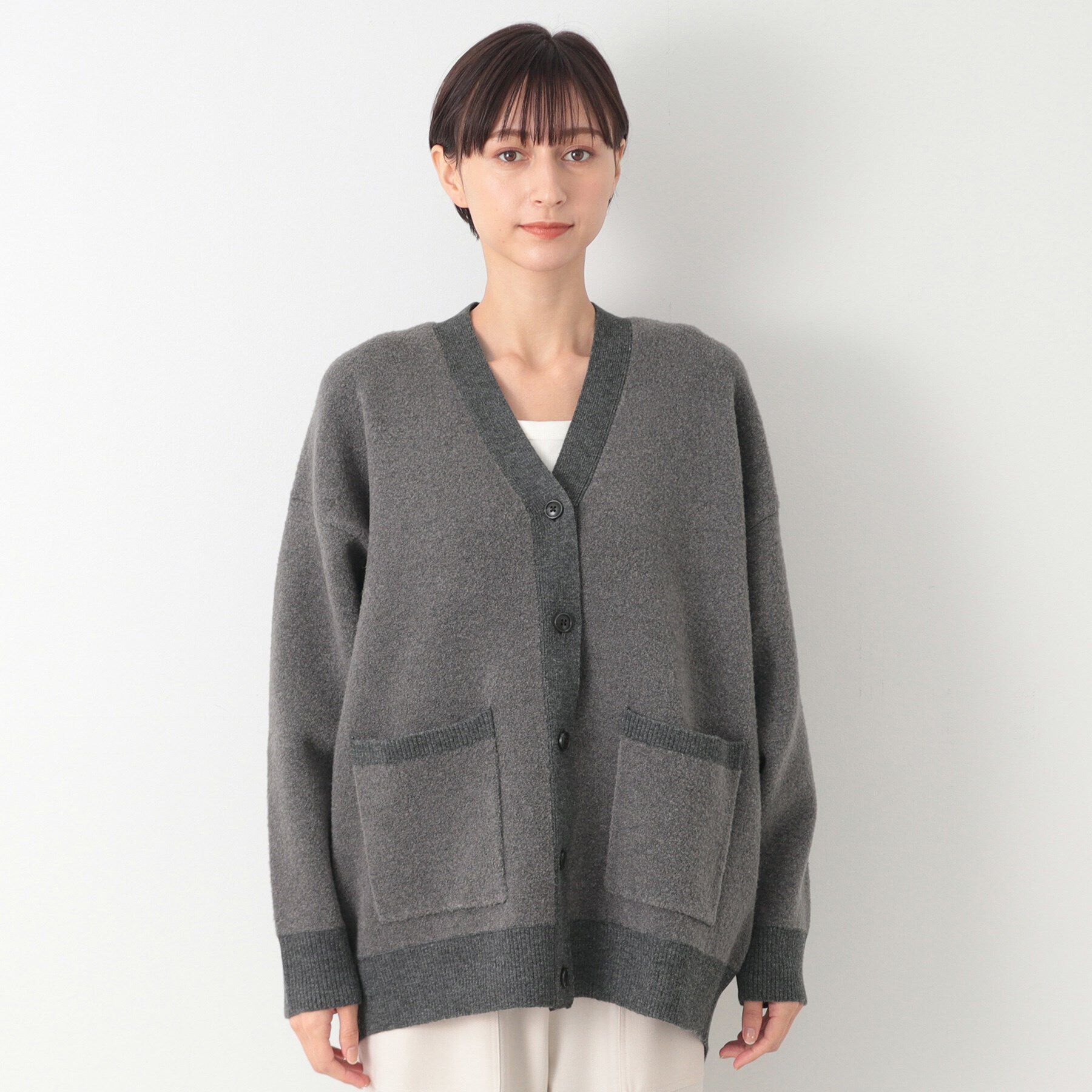 Dessin「【洗える】ブークレニットカーディガン」|カーディガン|